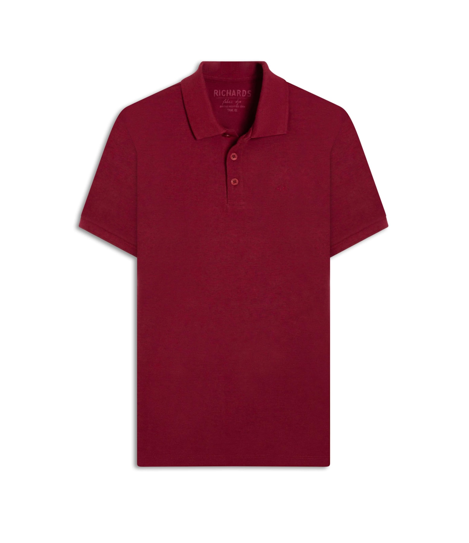 Polo Piquet Mescla Lisa Mc Vermelho Mescla