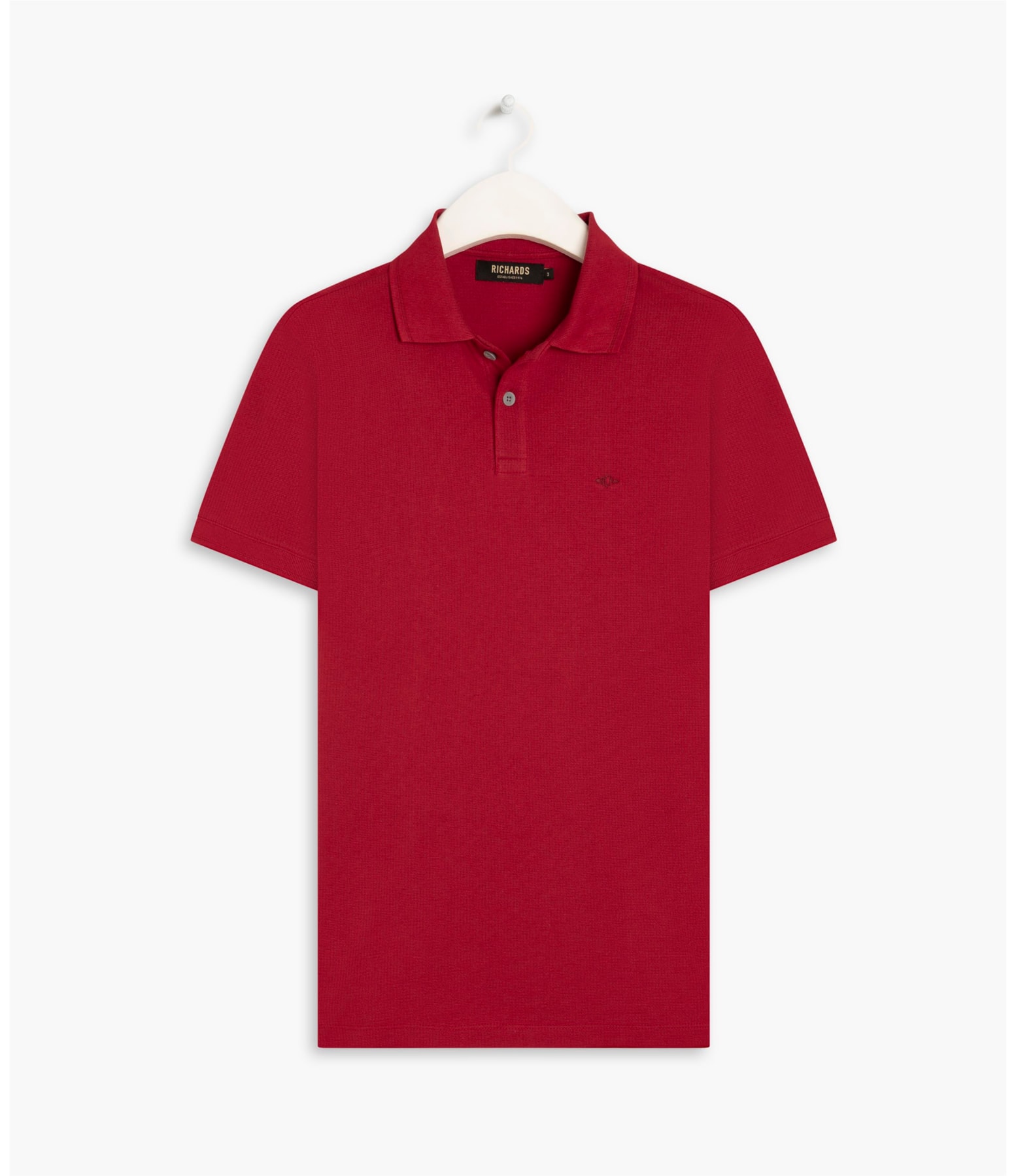  Polo Piquet Minimal Mc Sangria