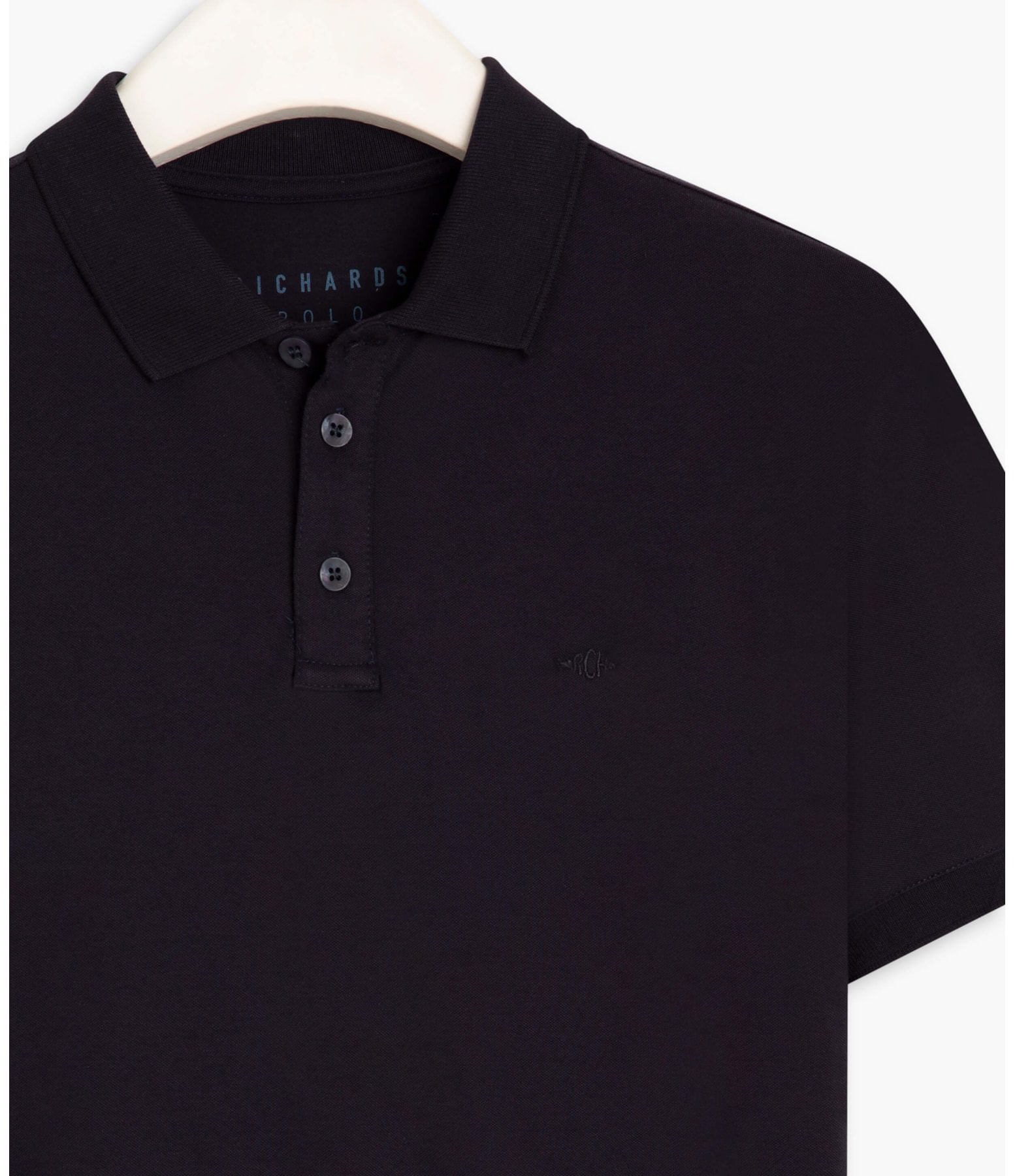Polo Piquet Pima Com Elastano Mc Dark Navy