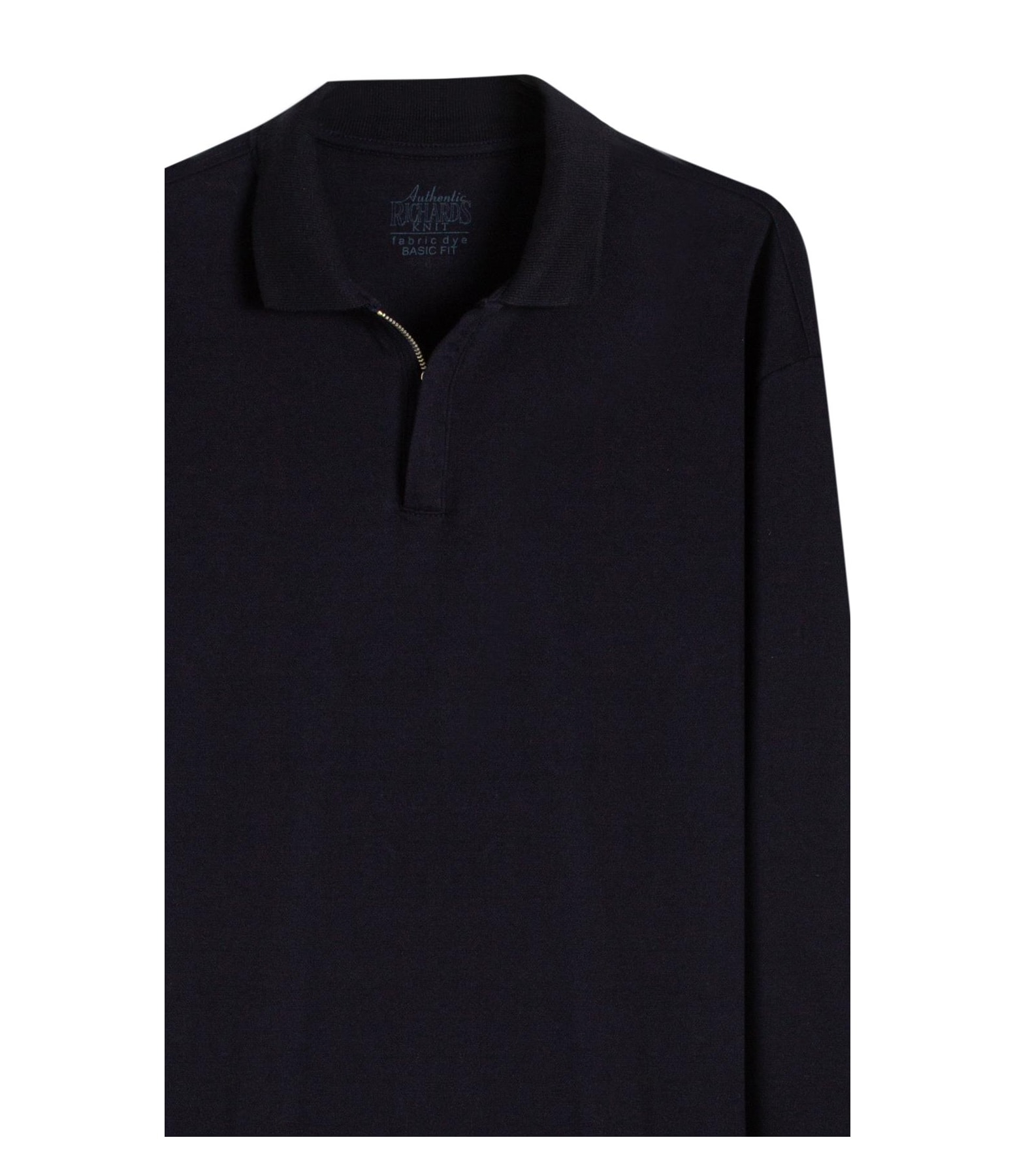 Polo Piquet Polyvisco Com Ziper Ml Marinho