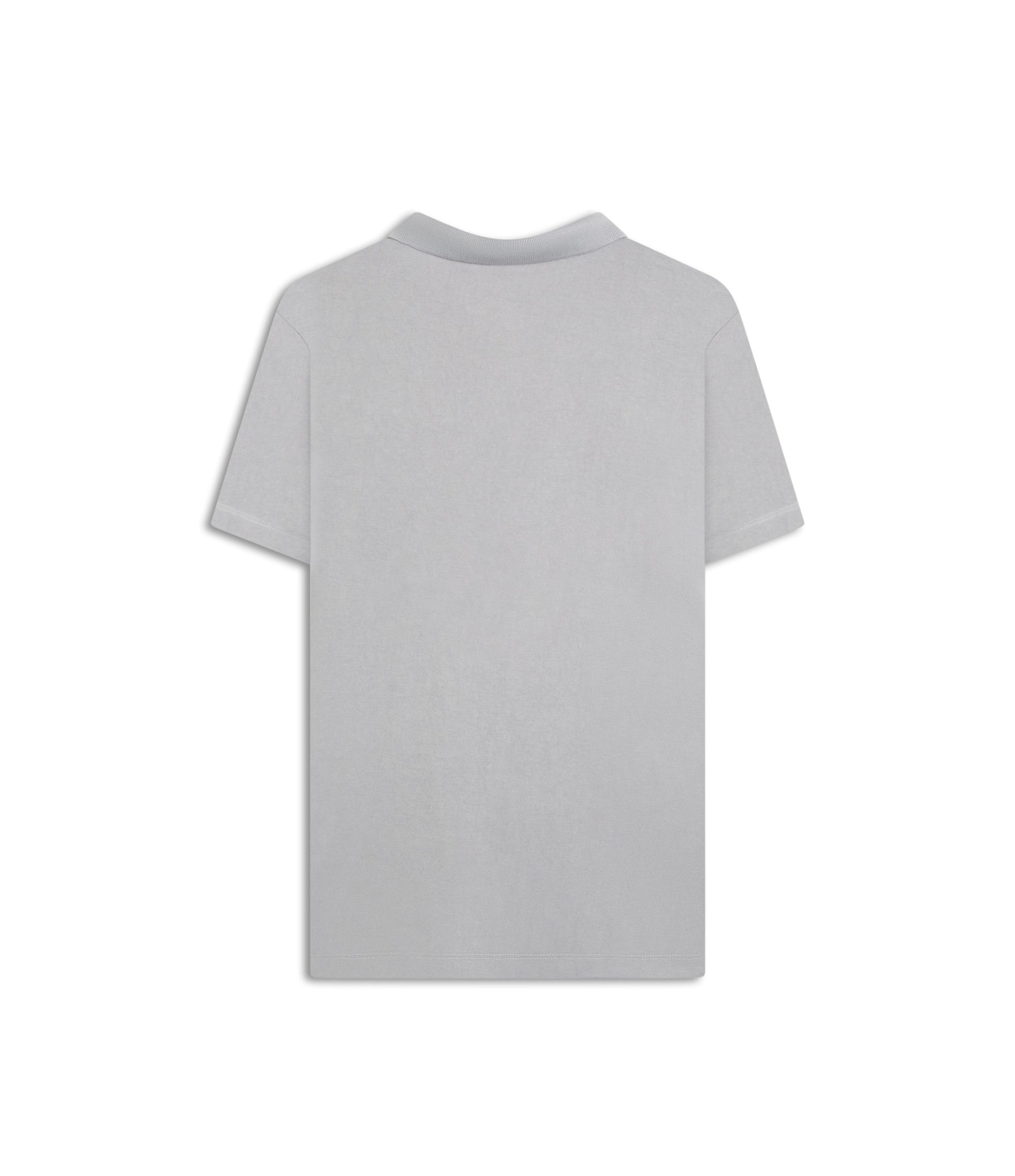 Polo Piquet Polyviscose Mc Bf Blue Vintage
