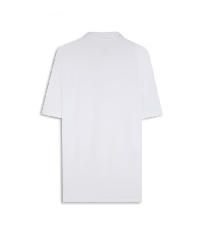 Polo Piquet Polyviscose Mc Bf Branco