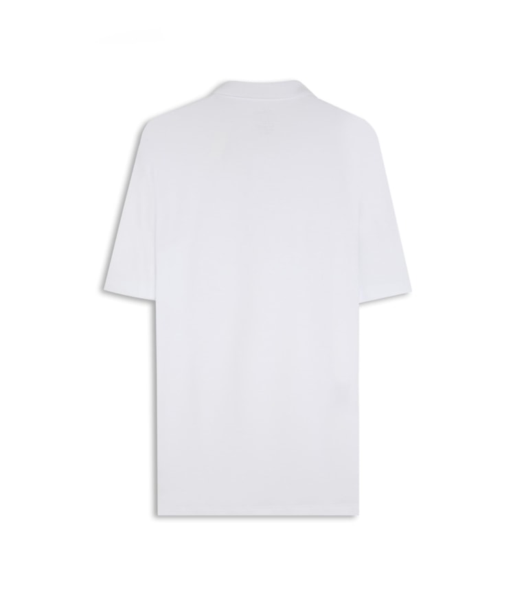 Polo Piquet Polyviscose Mc Bf Branco