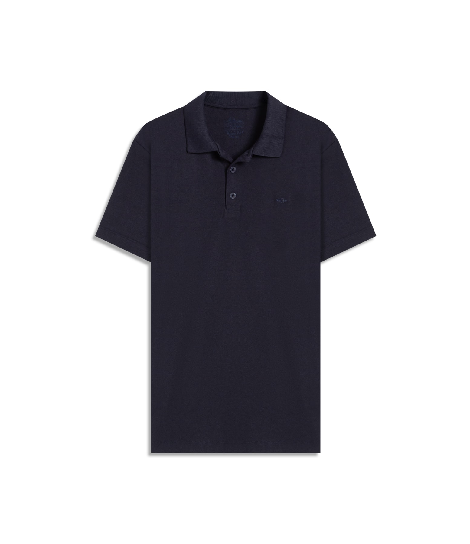 Polo Piquet Polyviscose Mc Bf Dark Navy