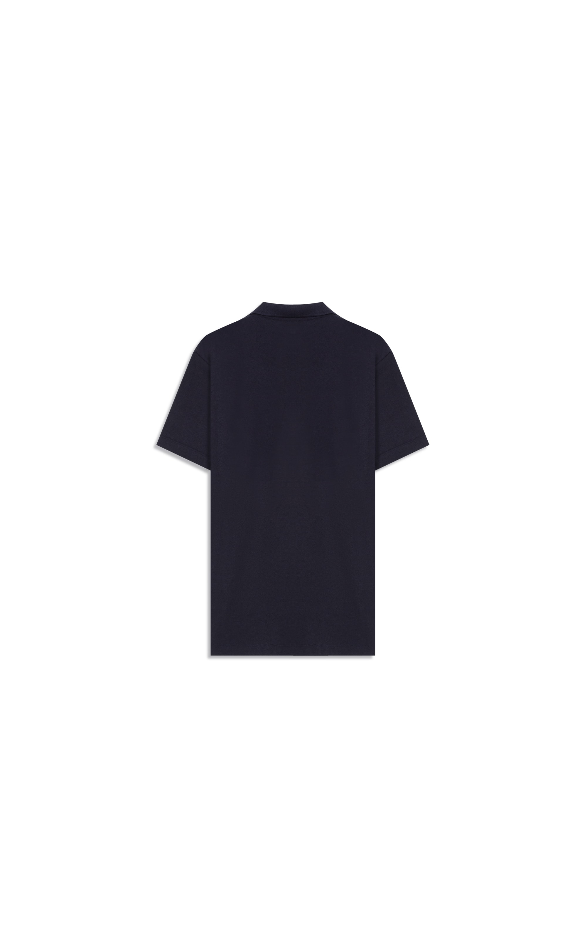 Polo Piquet Polyviscose Mc Bf Dark Navy