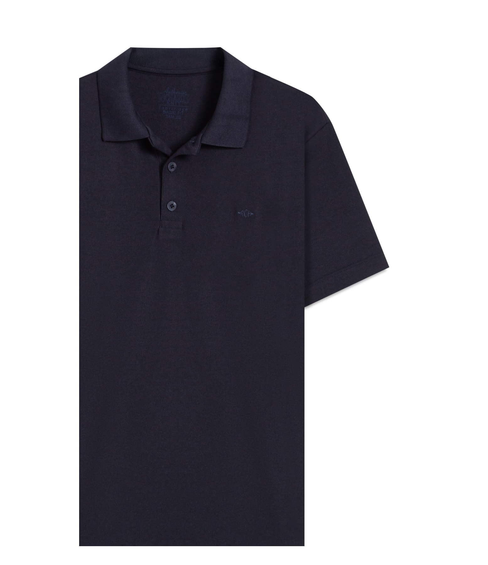 Polo Piquet Polyviscose Mc Bf Dark Navy