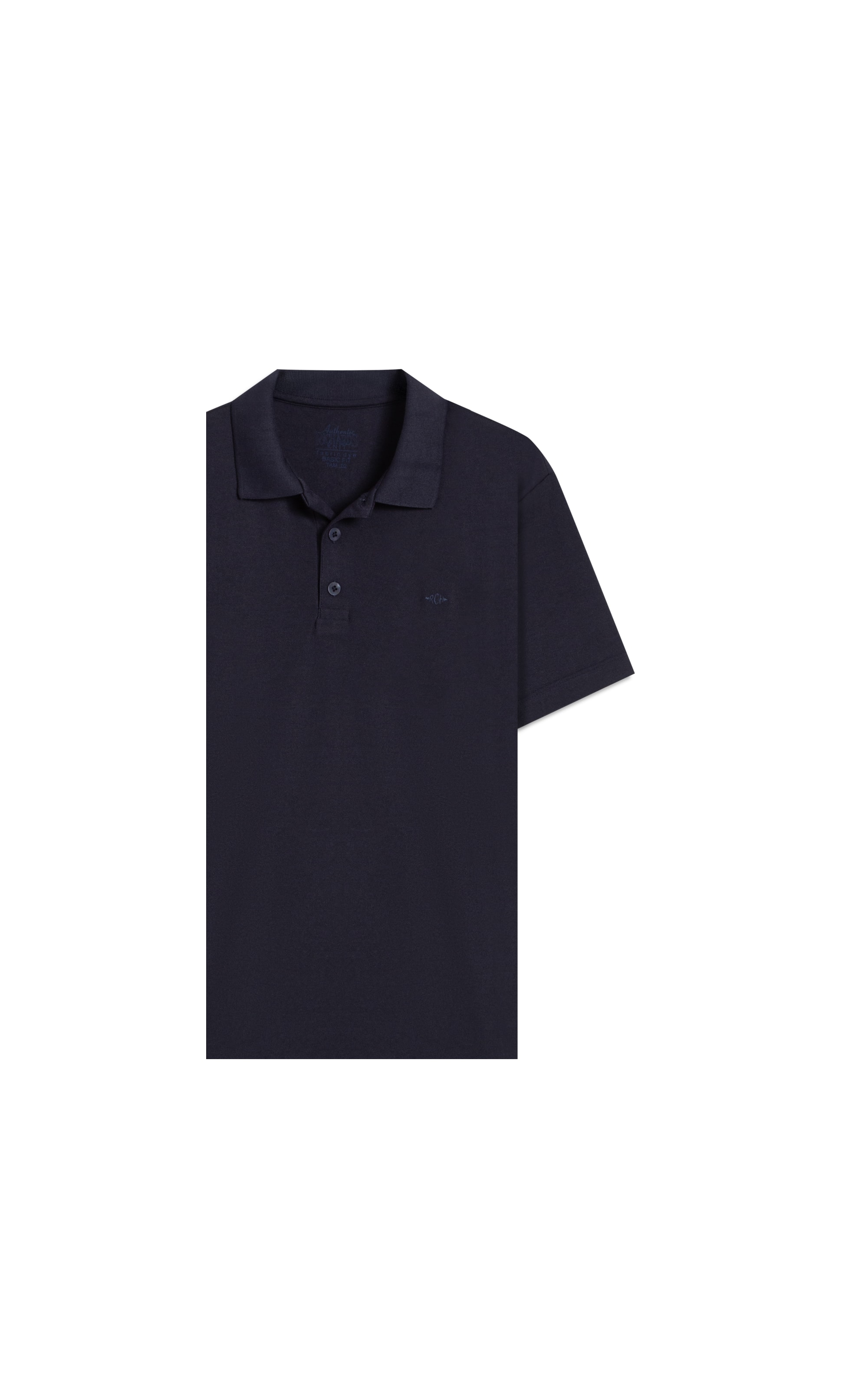 Polo Piquet Polyviscose Mc Bf Dark Navy