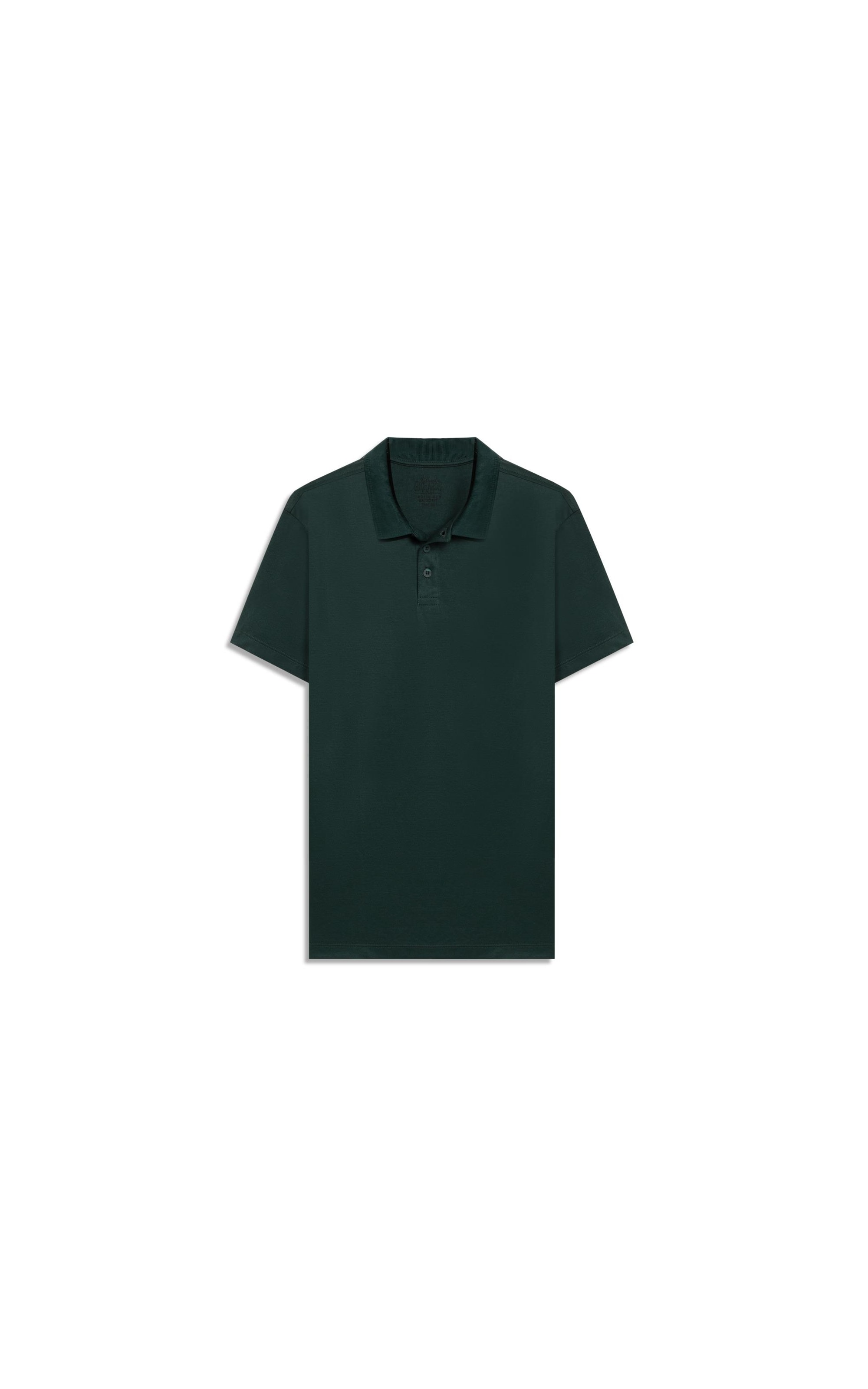 Polo Piquet Polyviscose Mc Bf Verde Militar