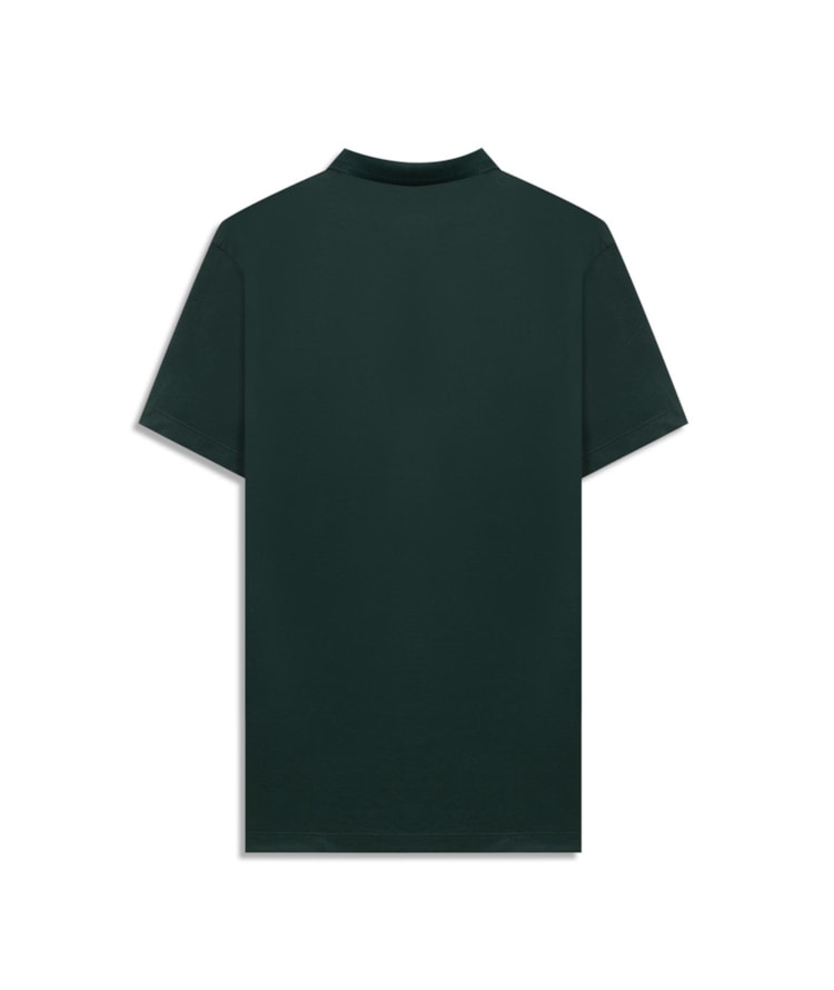 Polo Piquet Polyviscose Mc Bf Verde Militar