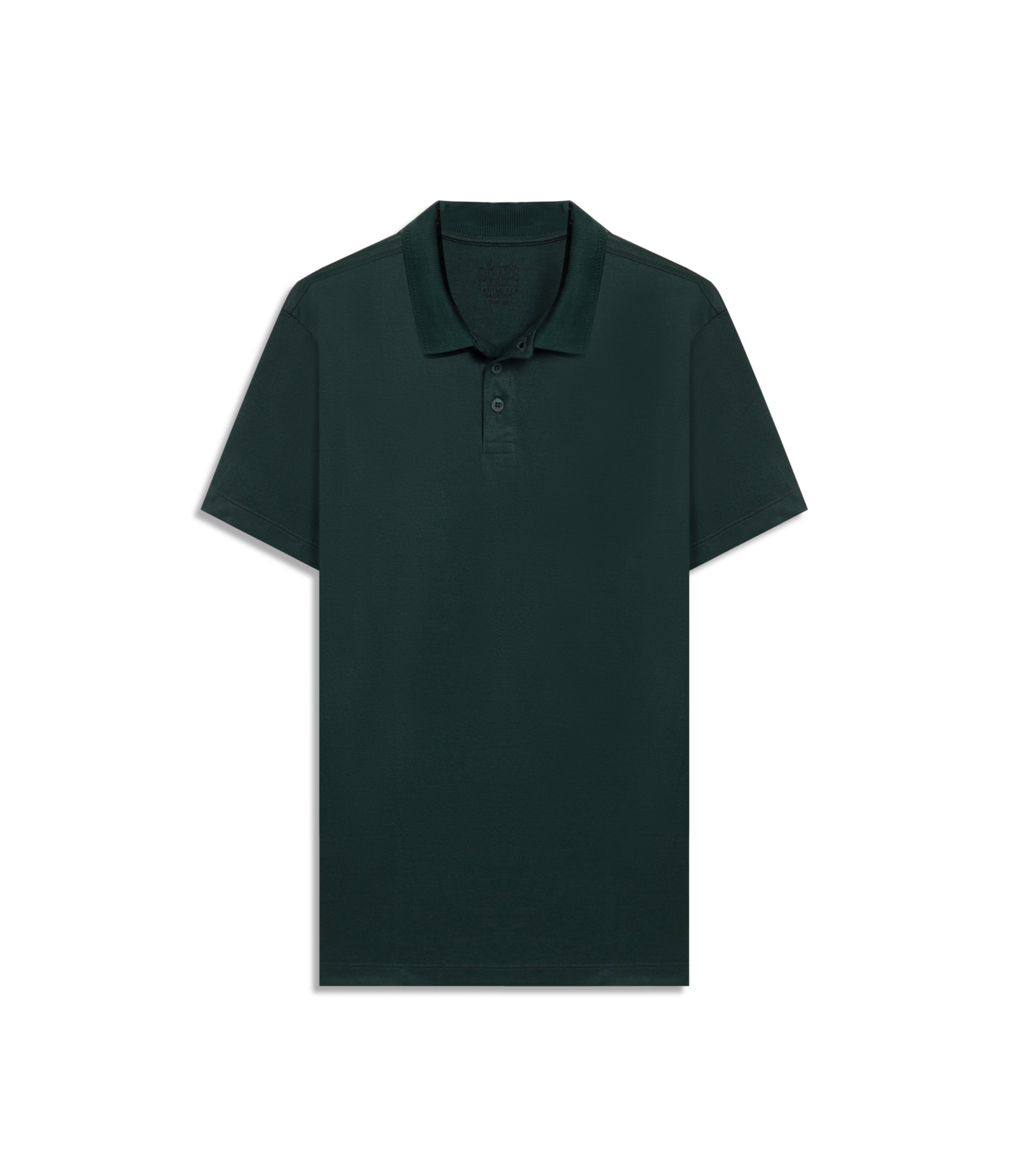 Polo Piquet Polyviscose Mc Bf Verde Militar