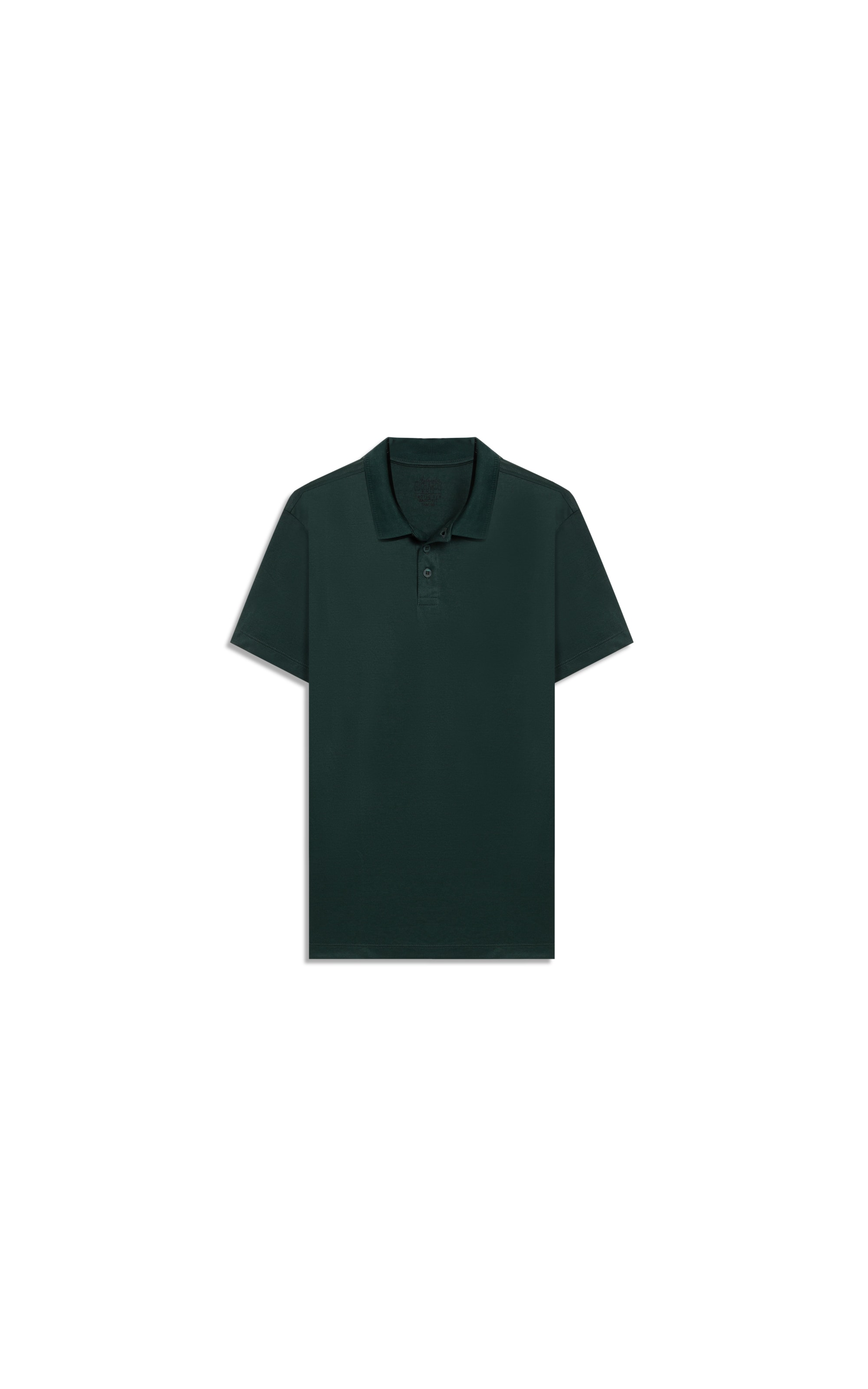 Polo Piquet Polyviscose Mc Bf Verde Militar