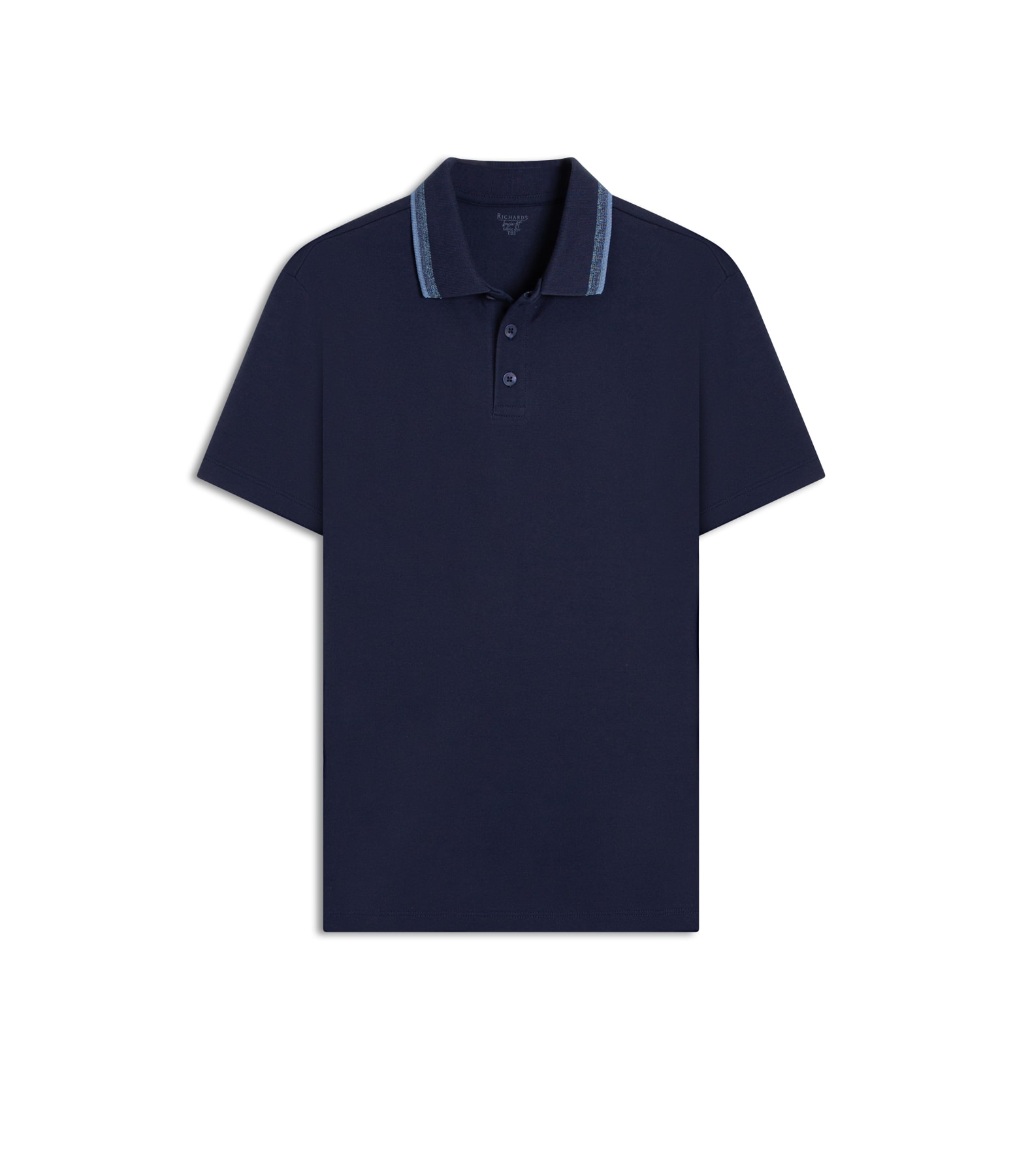  Polo Piquet Pontilhado Mc Basic f  Dark Blue