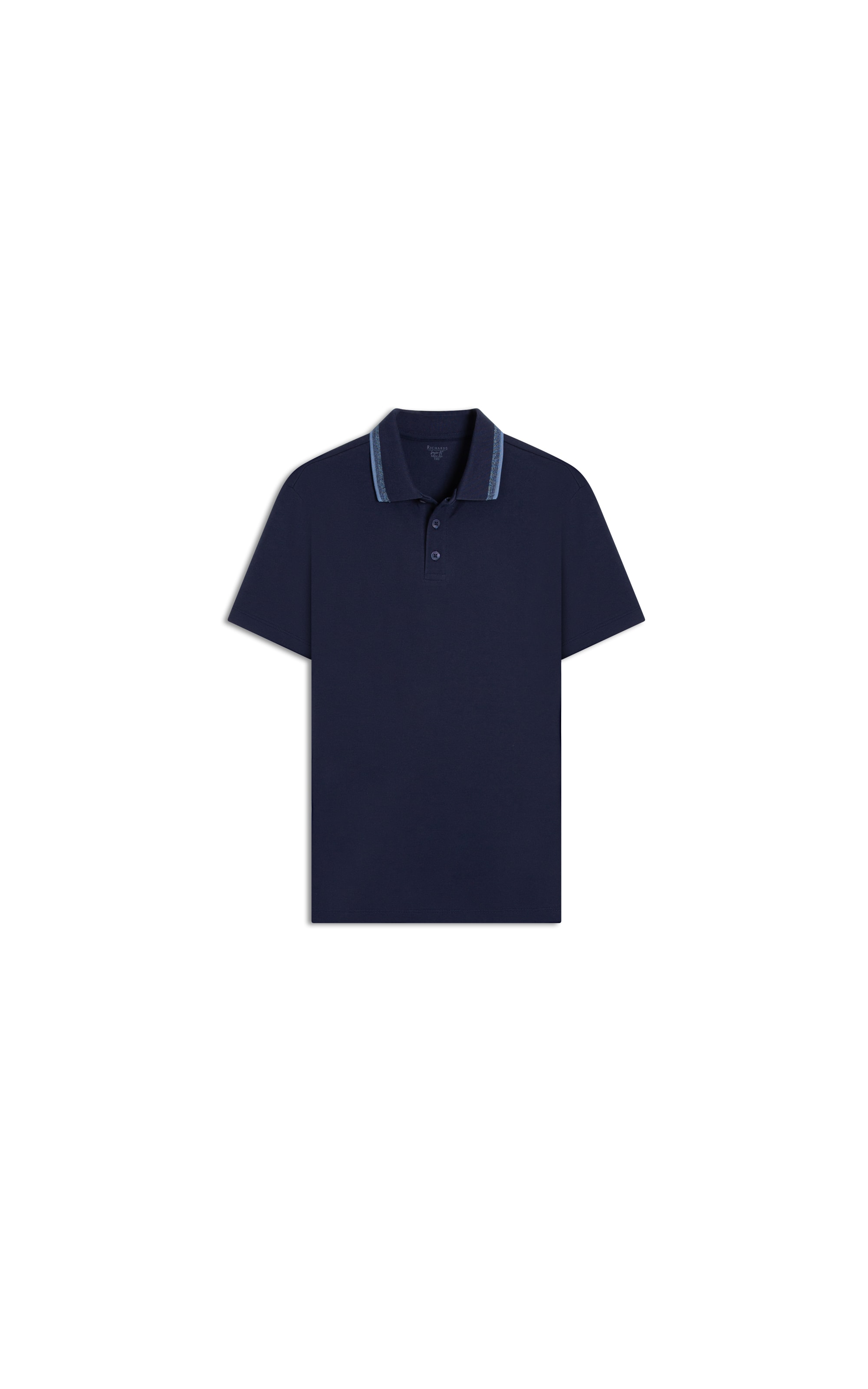  Polo Piquet Pontilhado Mc Basic f  Dark Blue