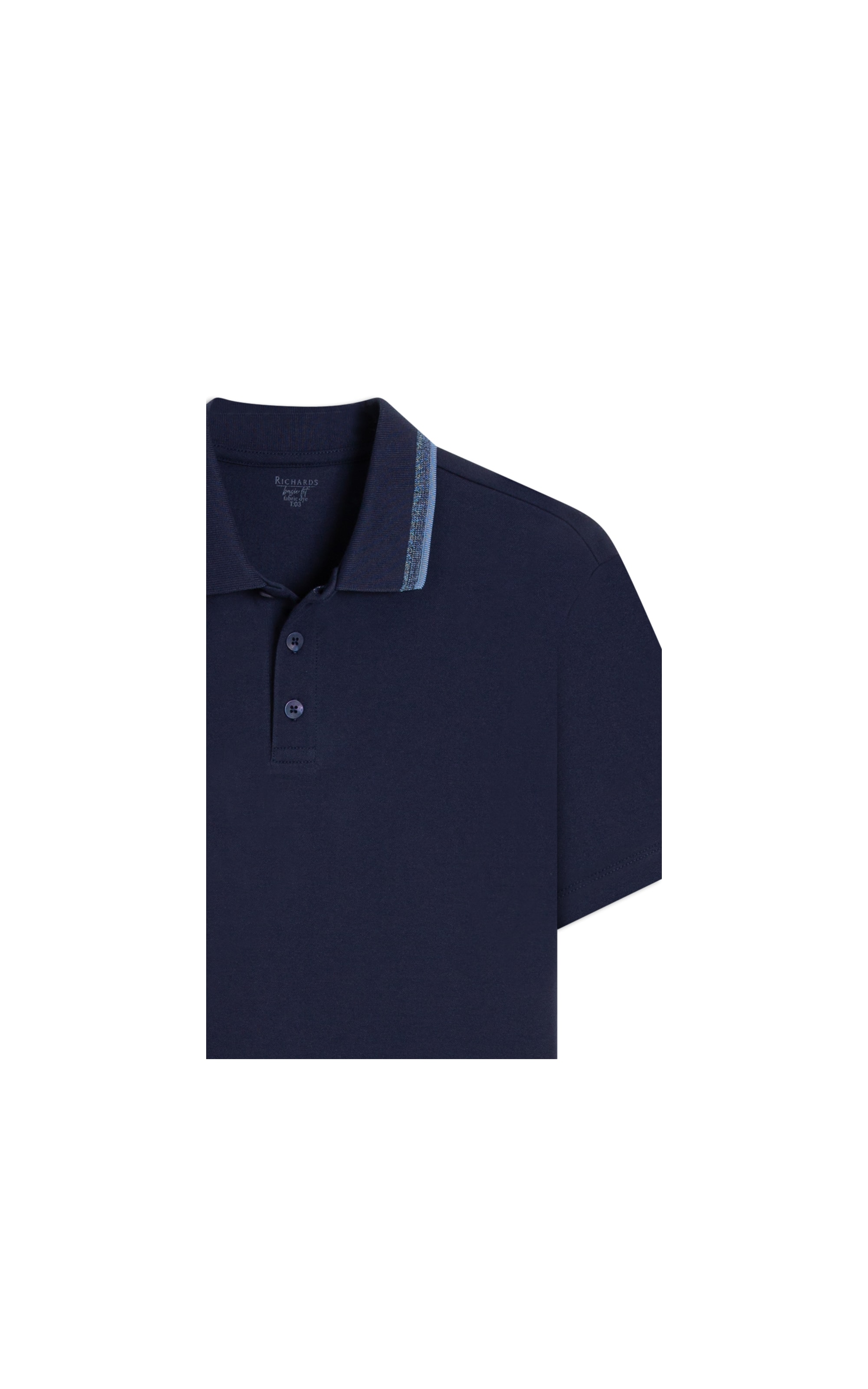  Polo Piquet Pontilhado Mc Basic f  Dark Blue