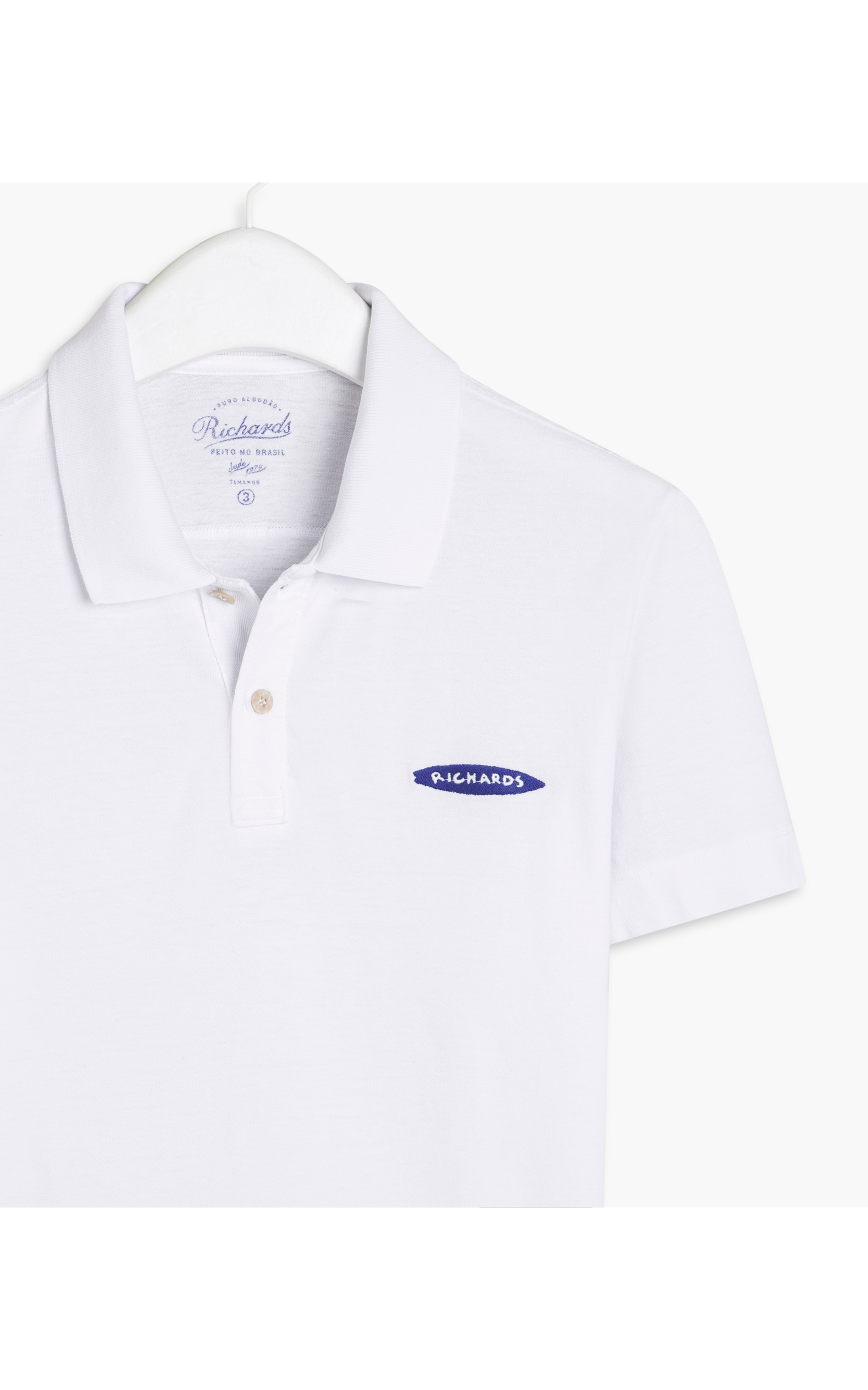 Polo Piquet Prancha Mc Branco