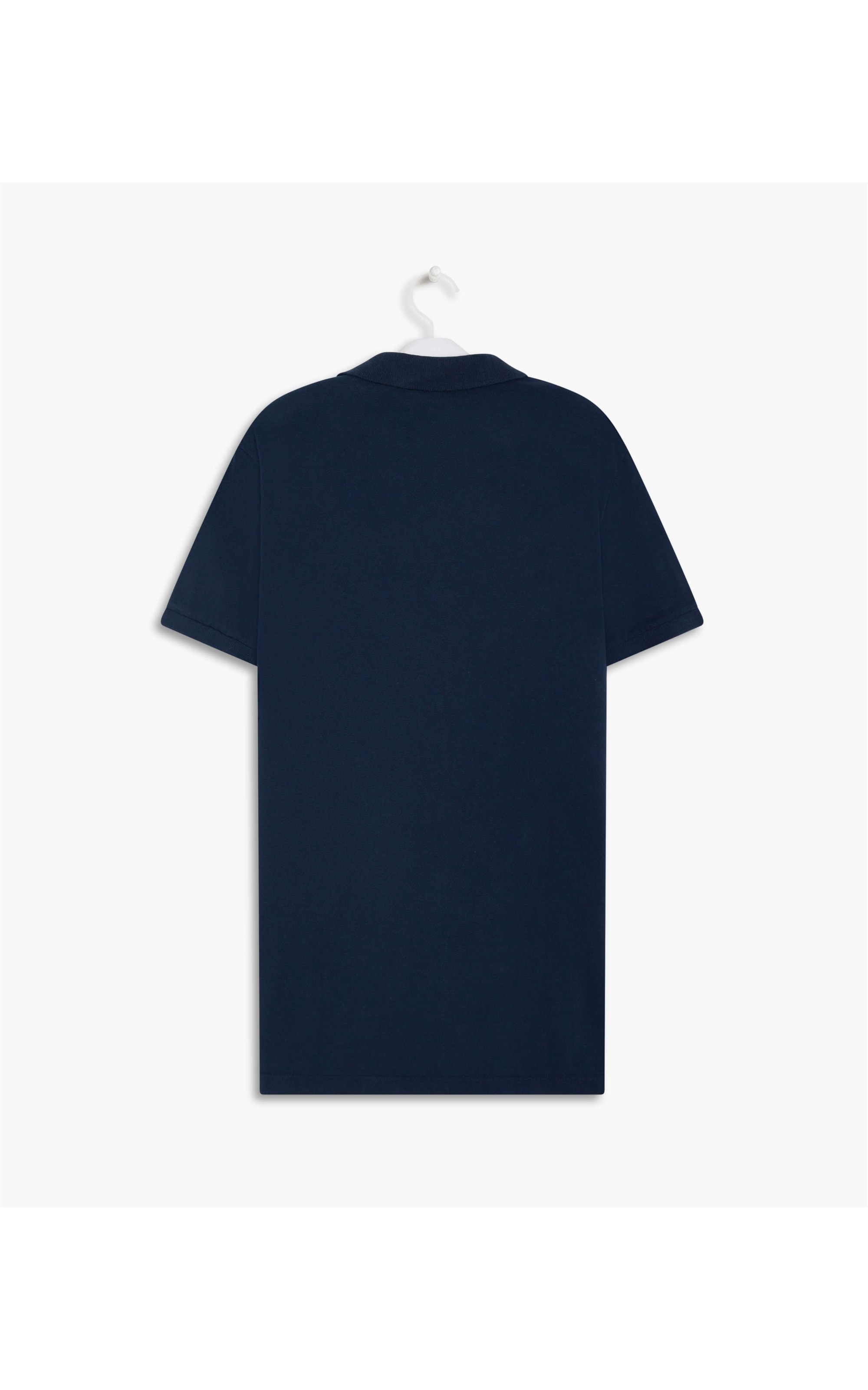 Polo Piquet Rch Peito Mc Azul Jeans