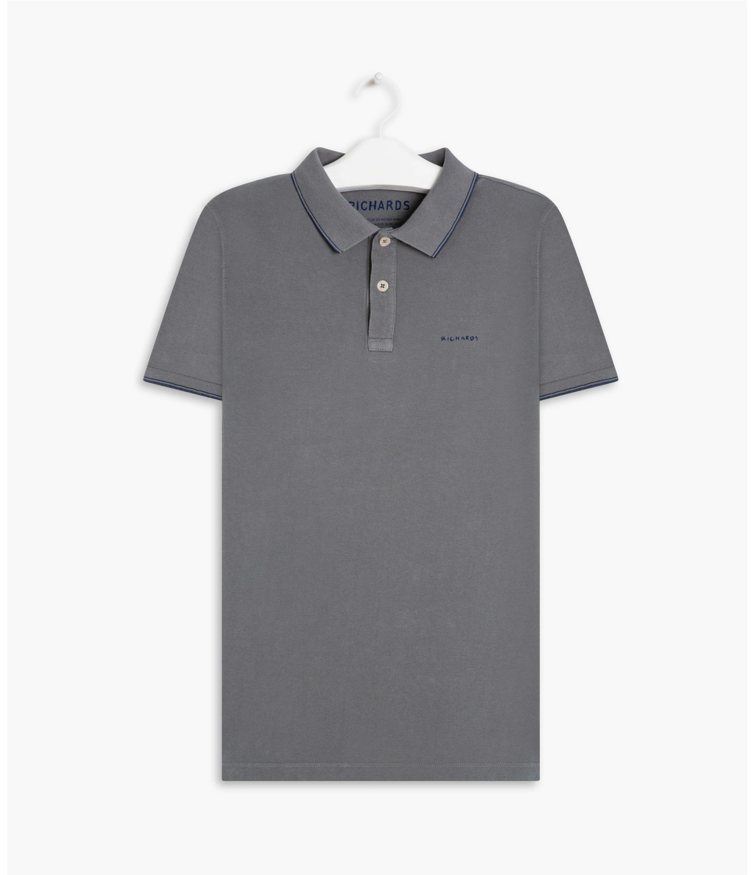 Polo Piquet Richards Mc Silver Gray