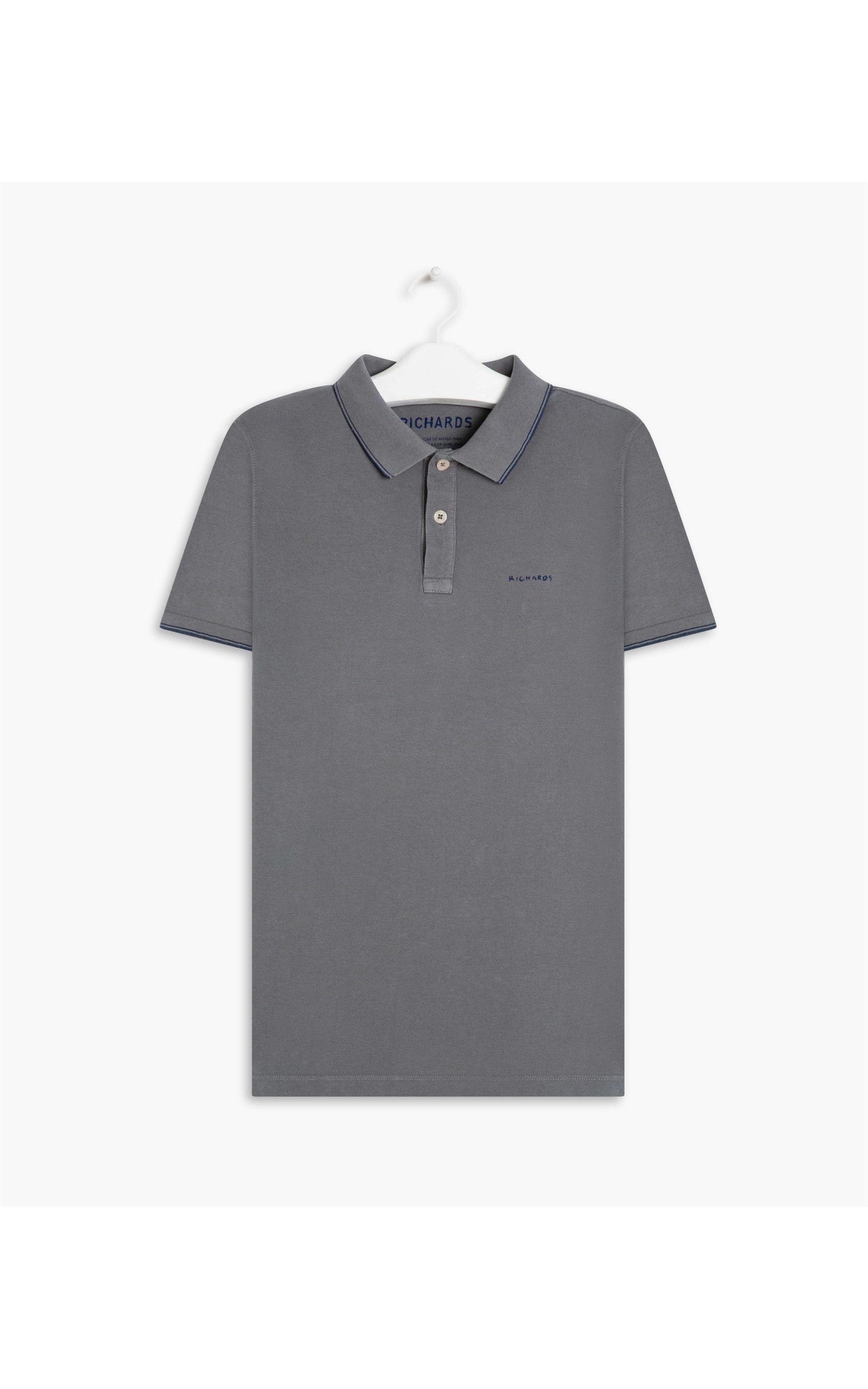 Polo Piquet Richards Mc Silver Gray