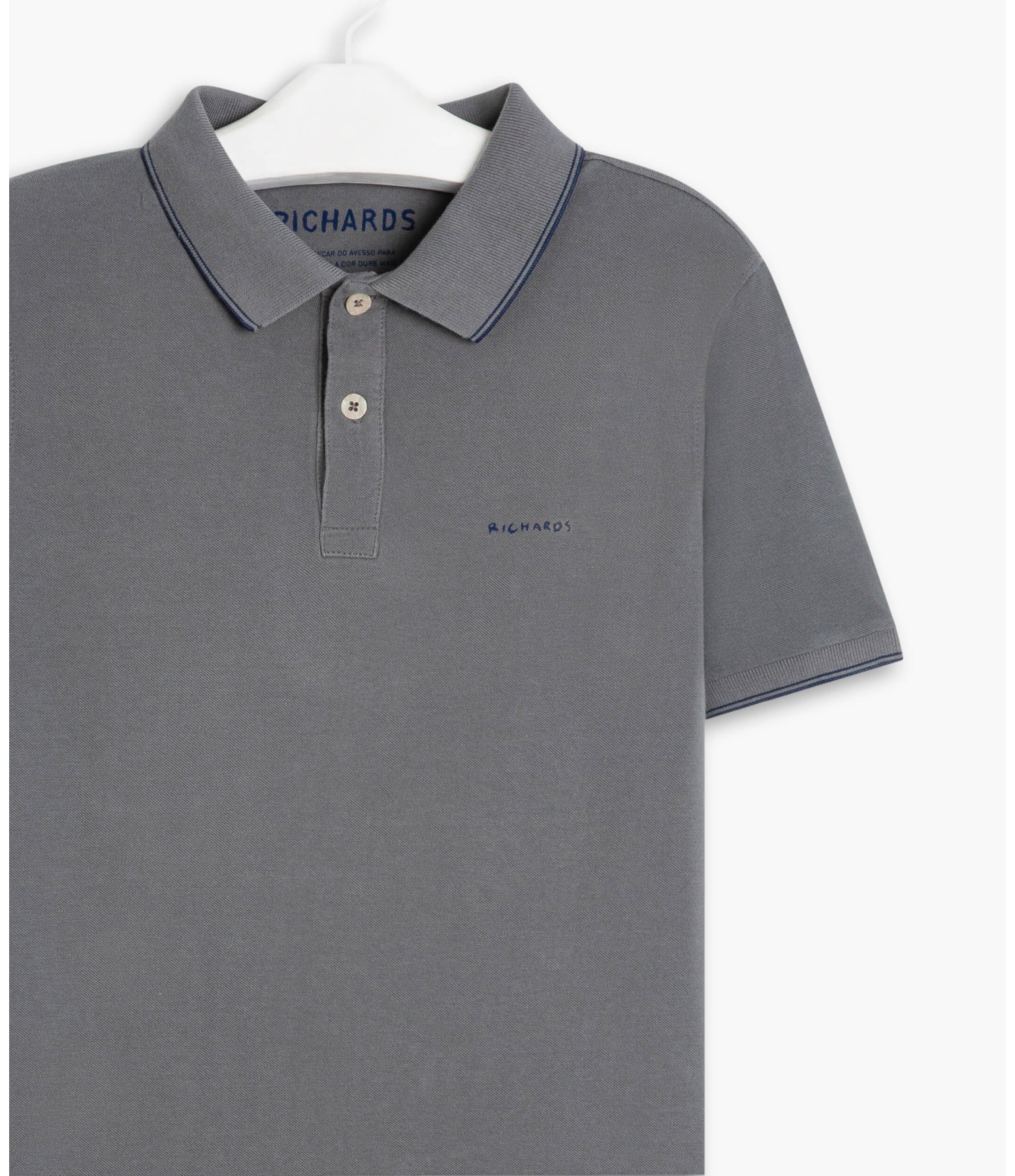Polo Piquet Richards Mc Silver Gray
