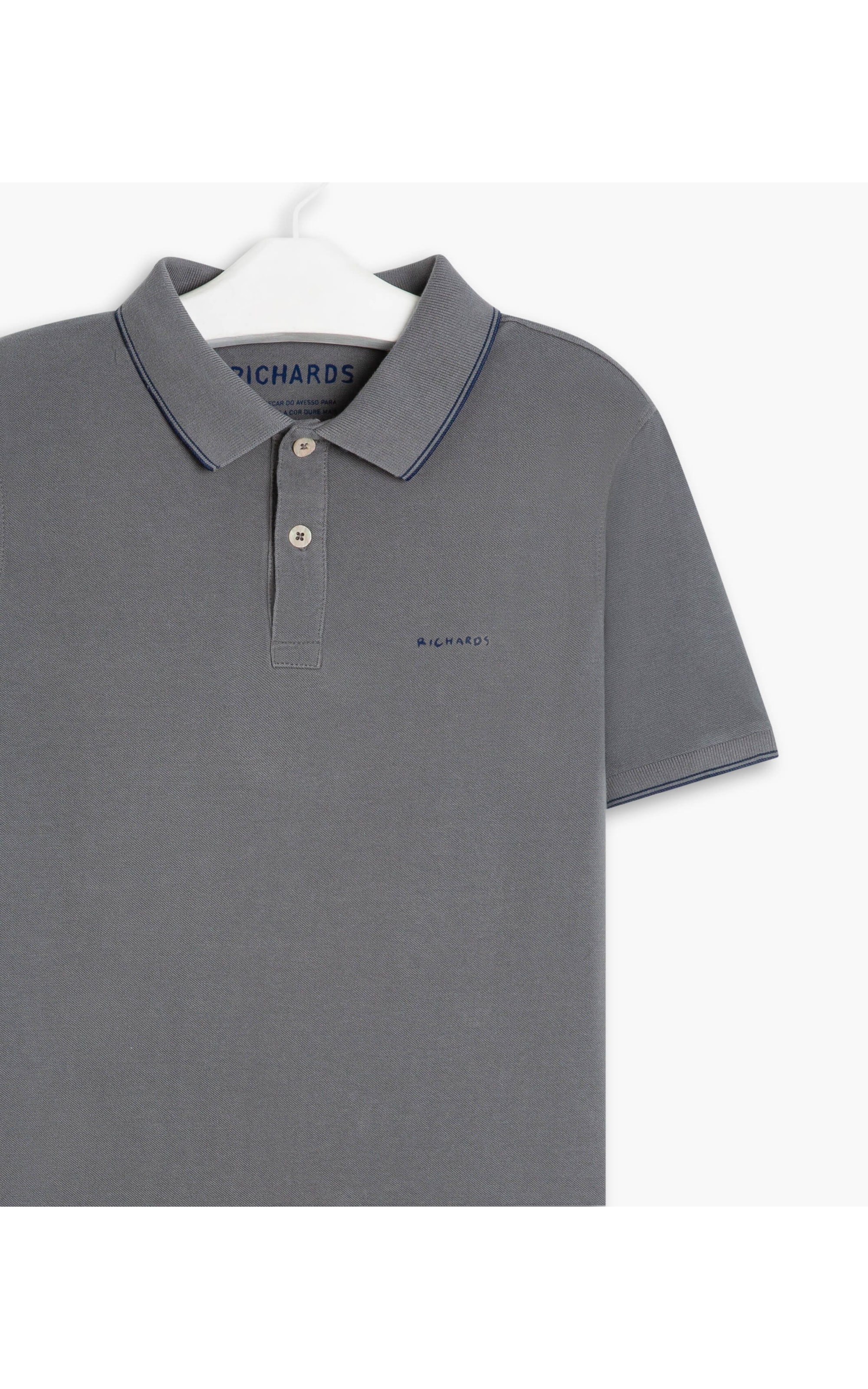 Polo Piquet Richards Mc Silver Gray