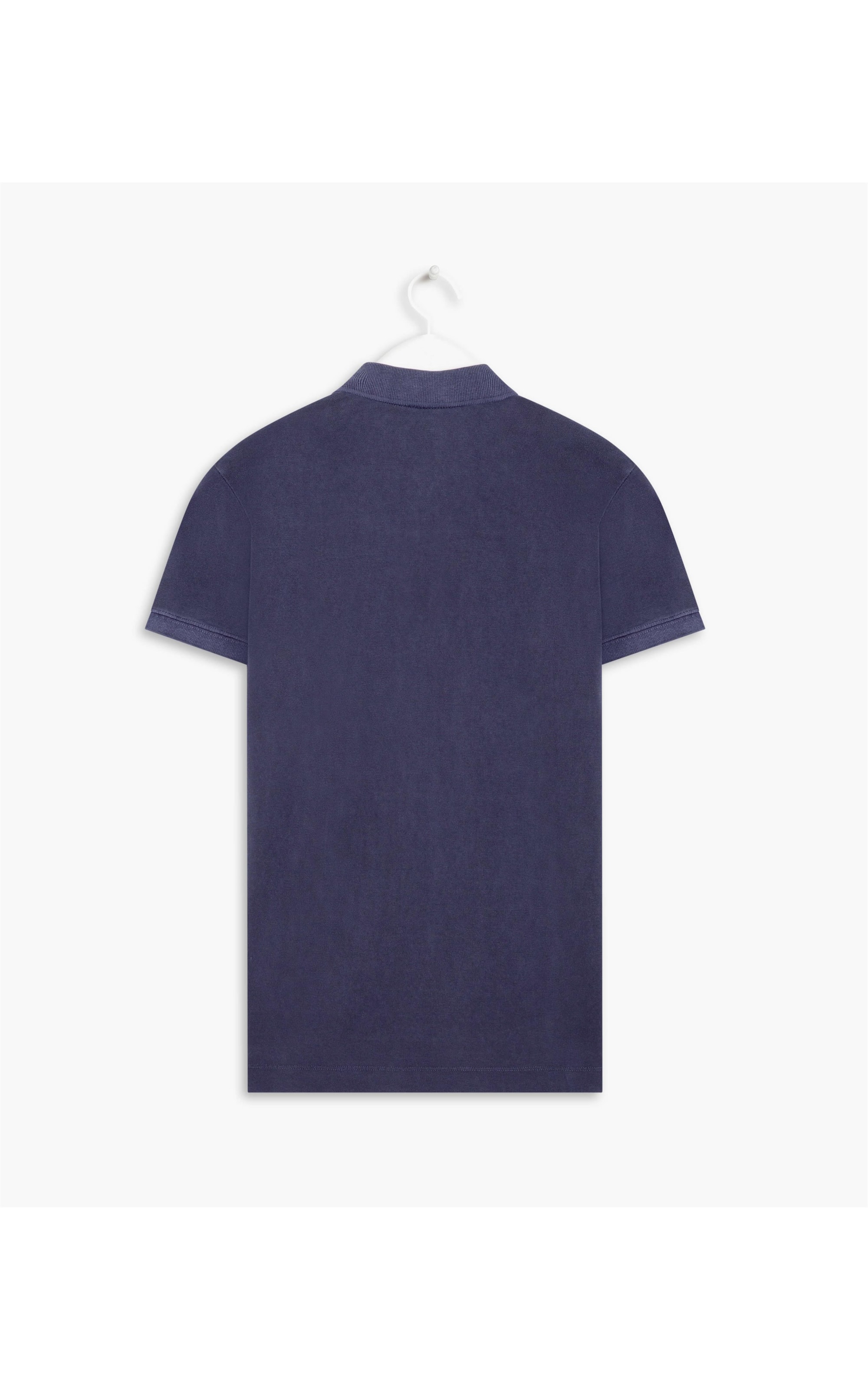 Polo Piquet Stone Mc Azul Jeans