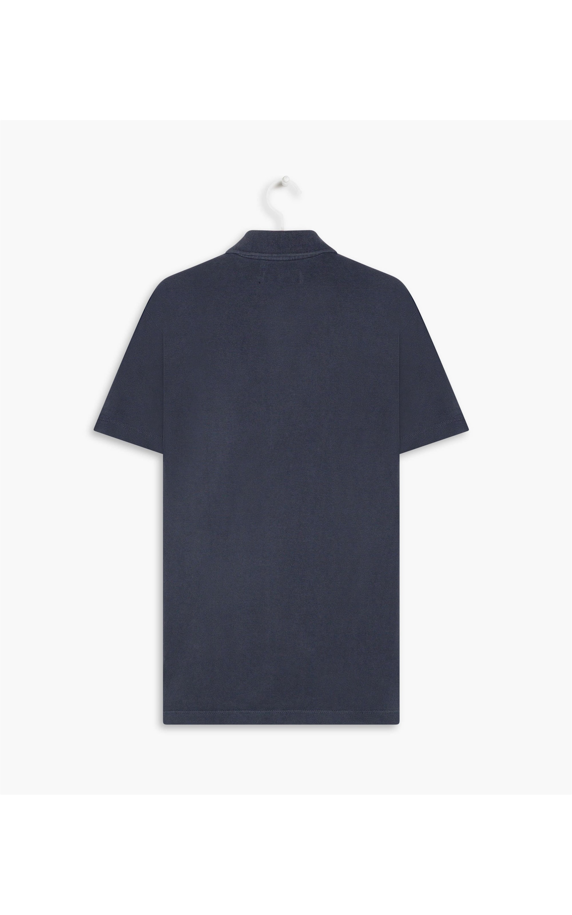 Polo Piquet Stone Pocket Dark Navy