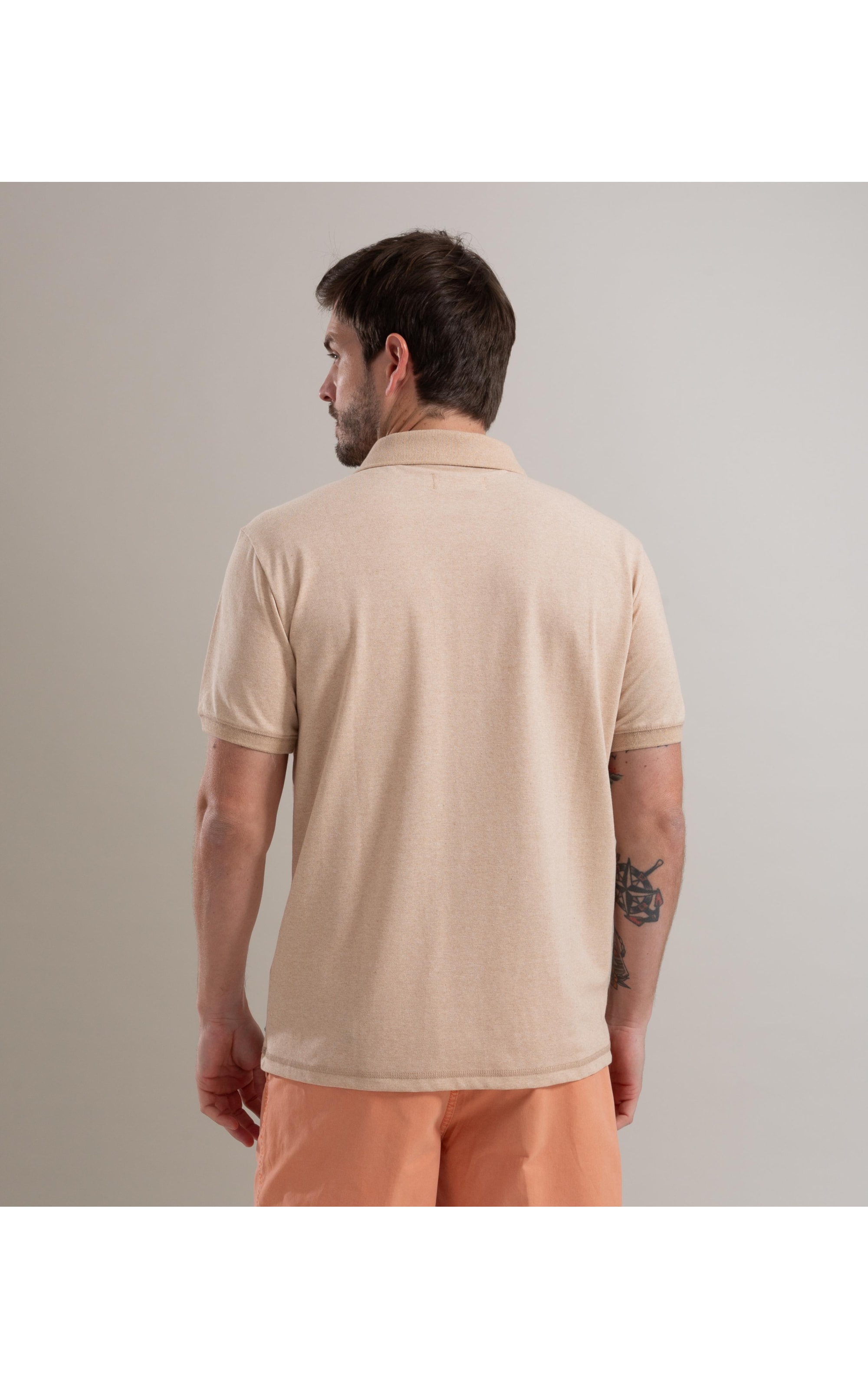 Polo Piquet Terra New Mc Natural