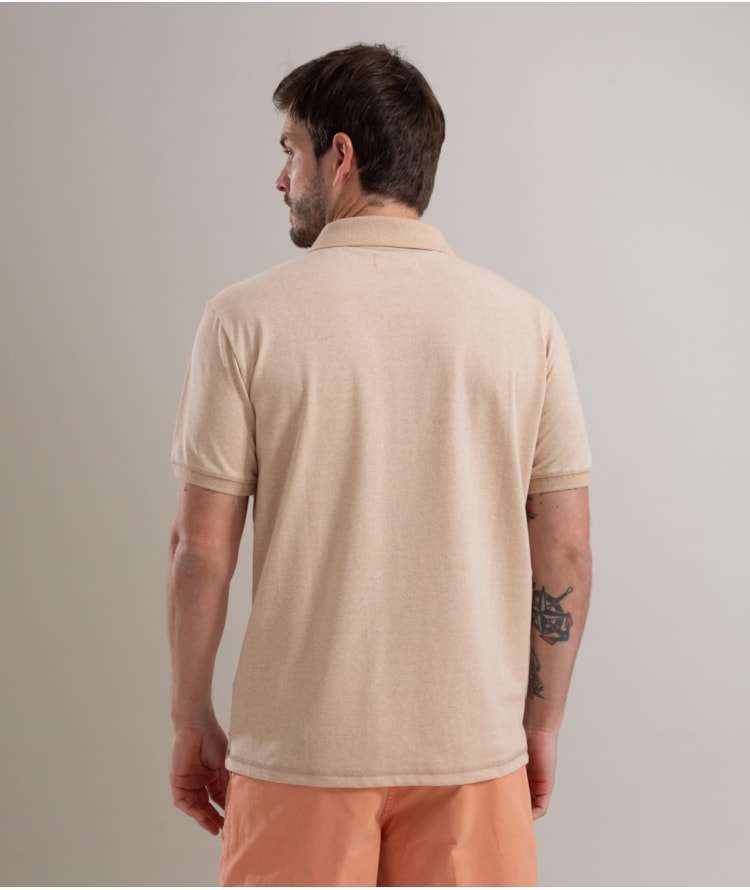 Polo Piquet Terra New Mc Natural