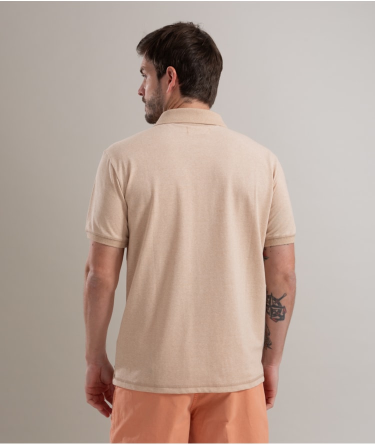 Polo Piquet Terra New Mc Natural