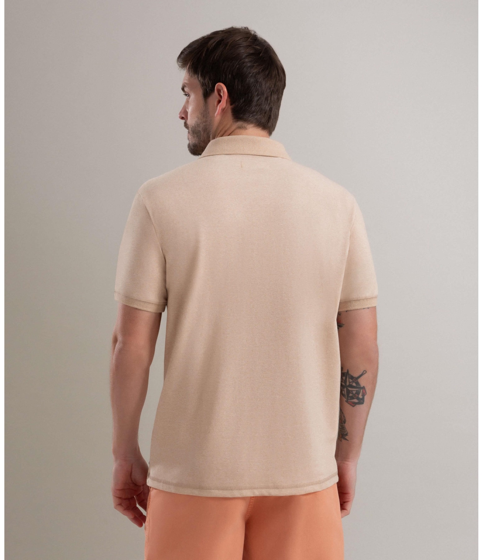 Polo Piquet Terra New Mc Natural