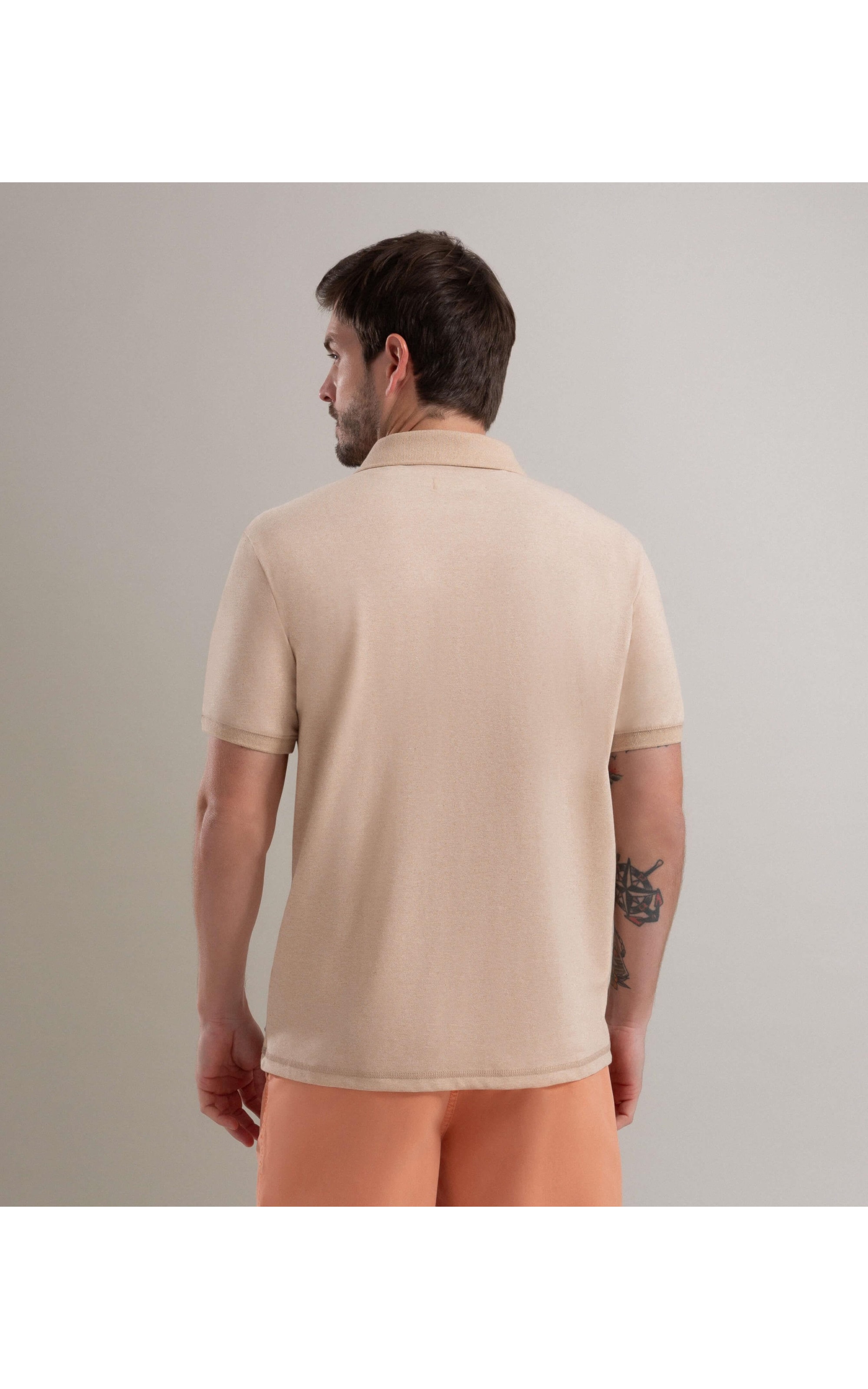 Polo Piquet Terra New Mc Natural