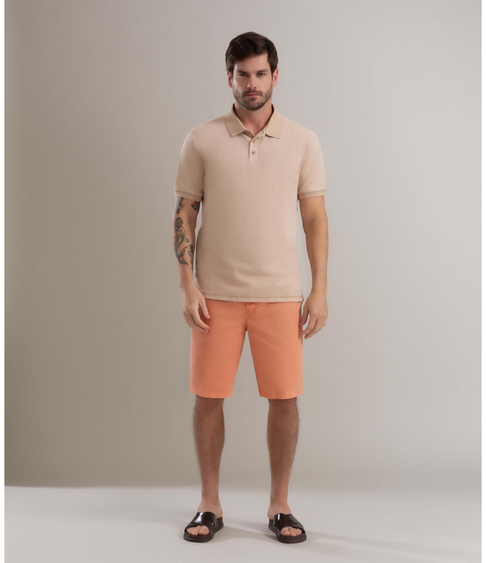 Polo Piquet Terra New Mc Natural