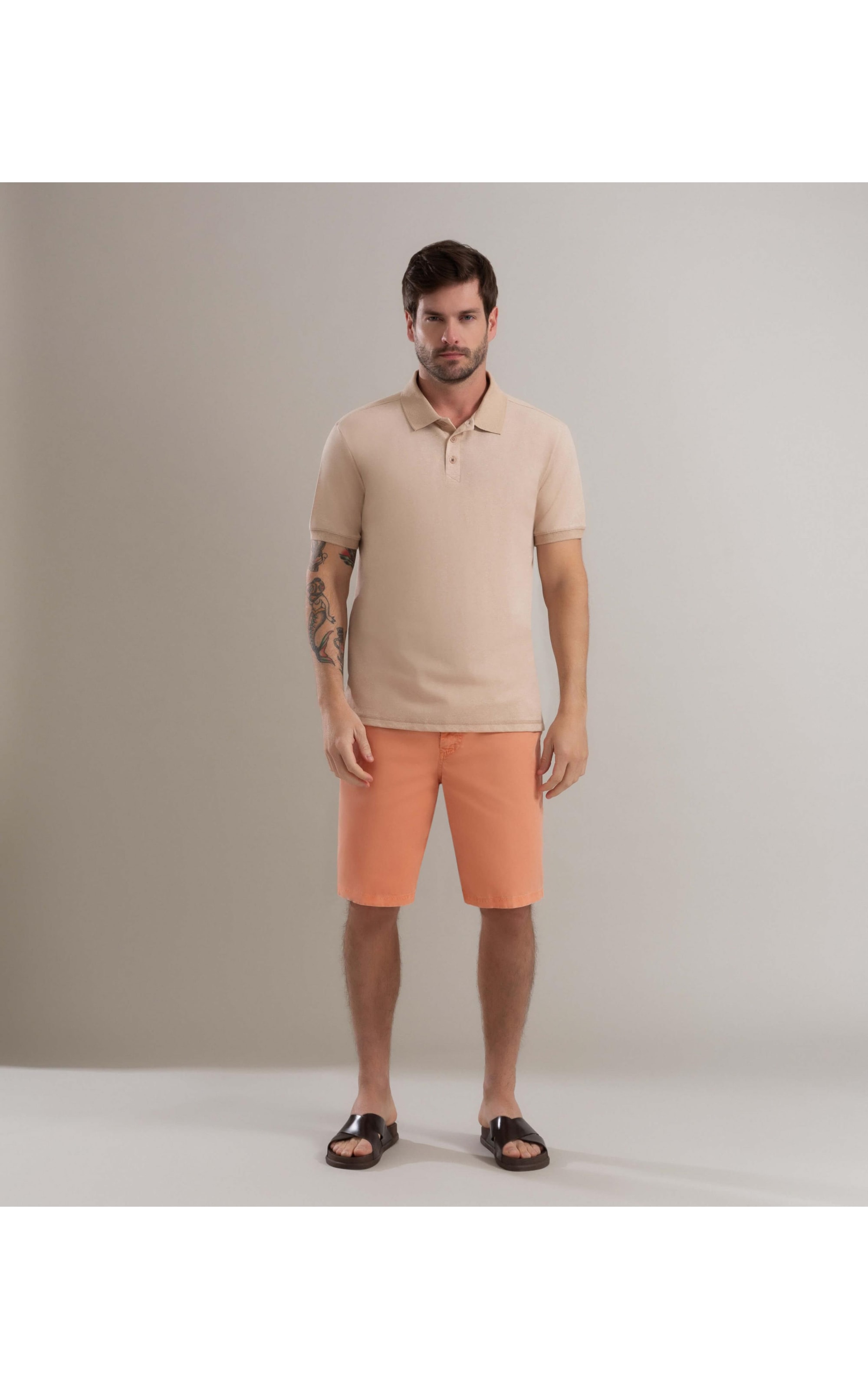 Polo Piquet Terra New Mc Natural