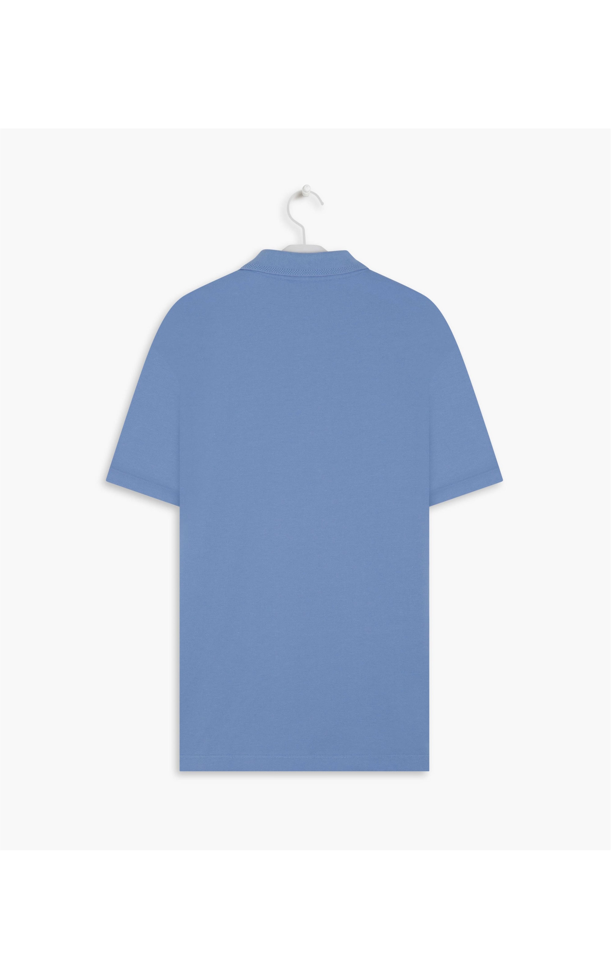 Polo Piquet Texture Azul Chofer