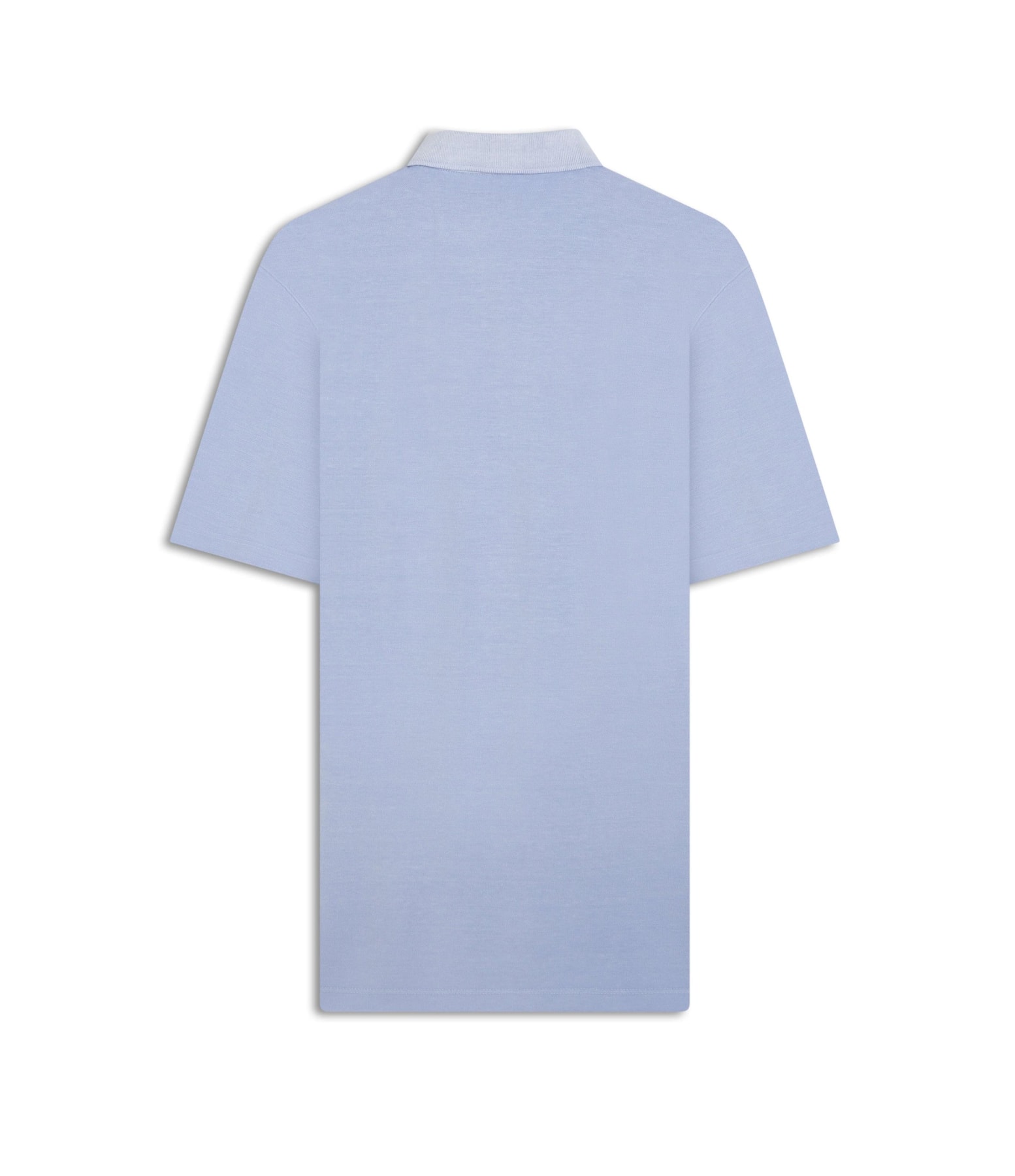 Polo Piquet Washed Azul Claro