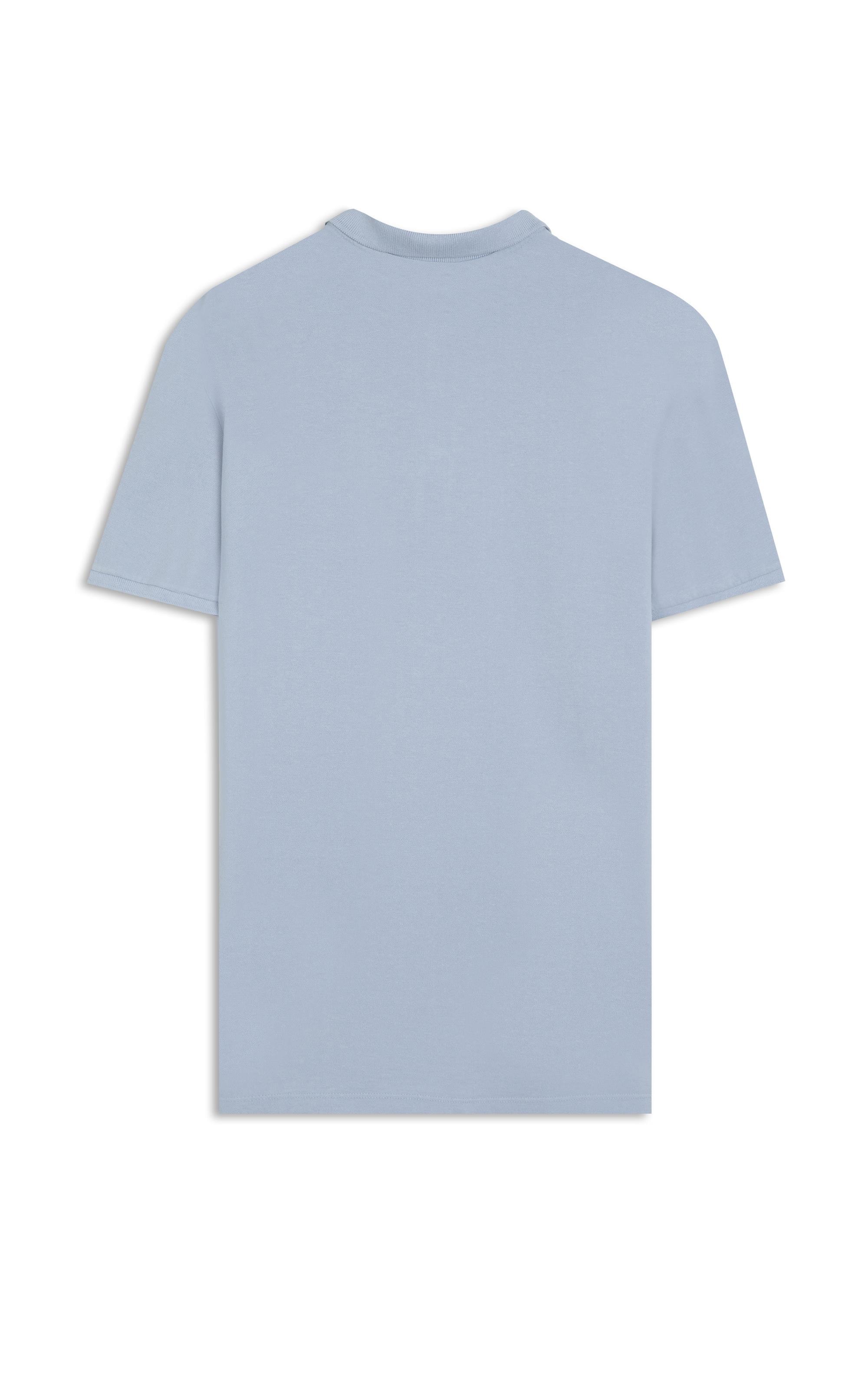 Polo Piquet Washed Bf Azul Seco