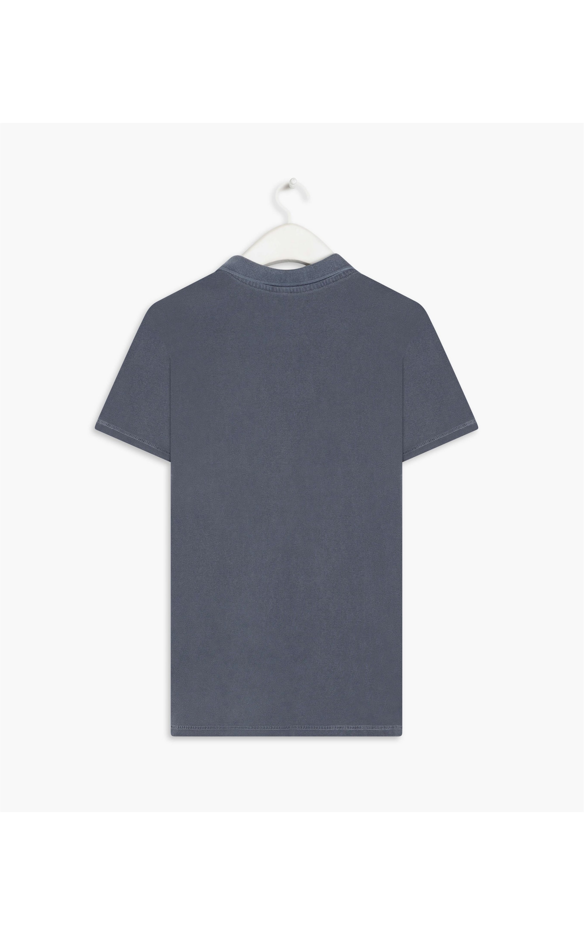Polo Piquet Washed Dark Navy