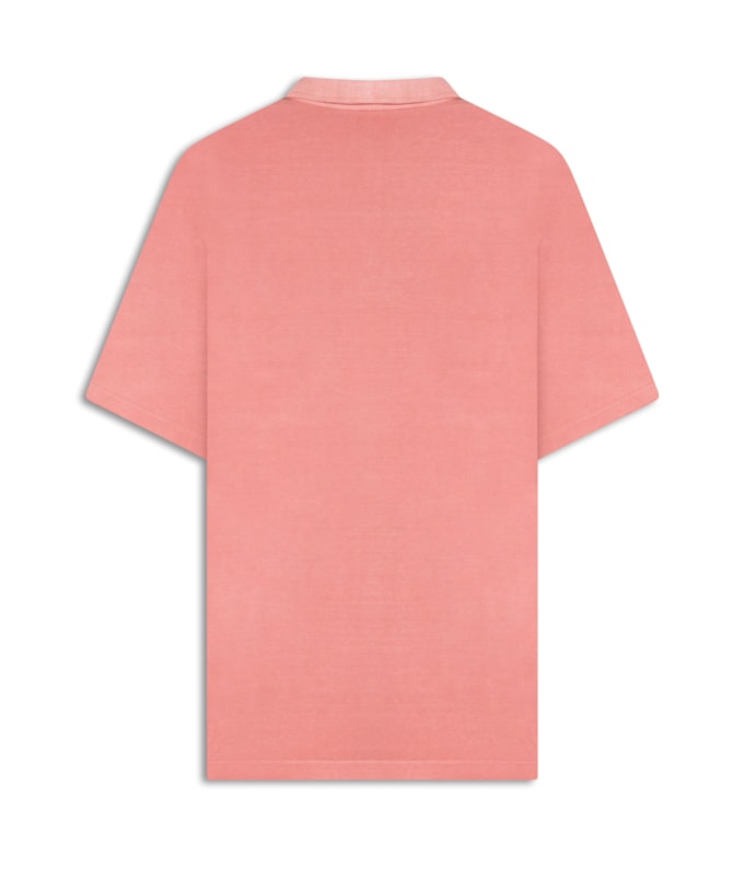 Polo Piquet Washed Goiaba