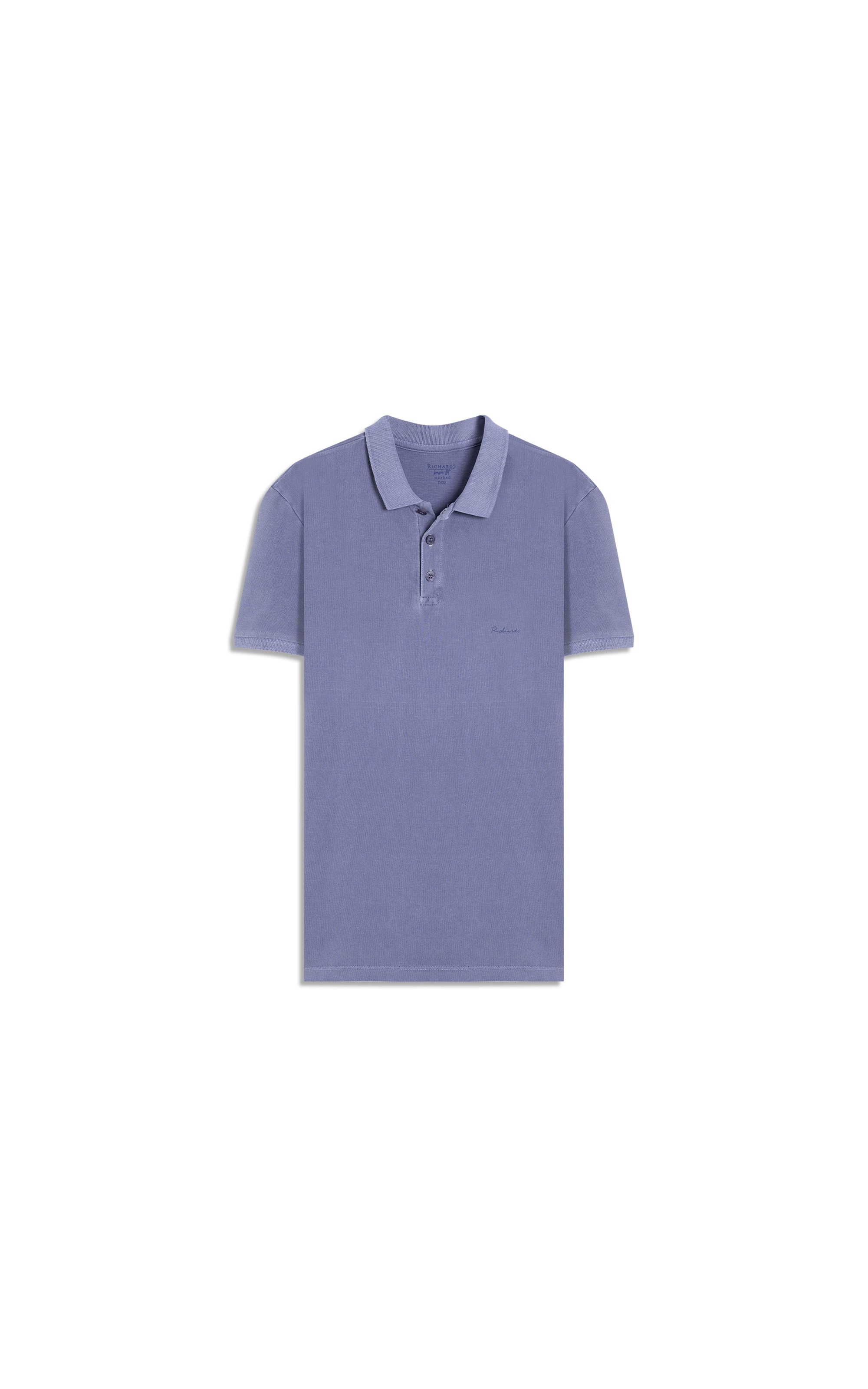 Polo Piquet Washed Misty