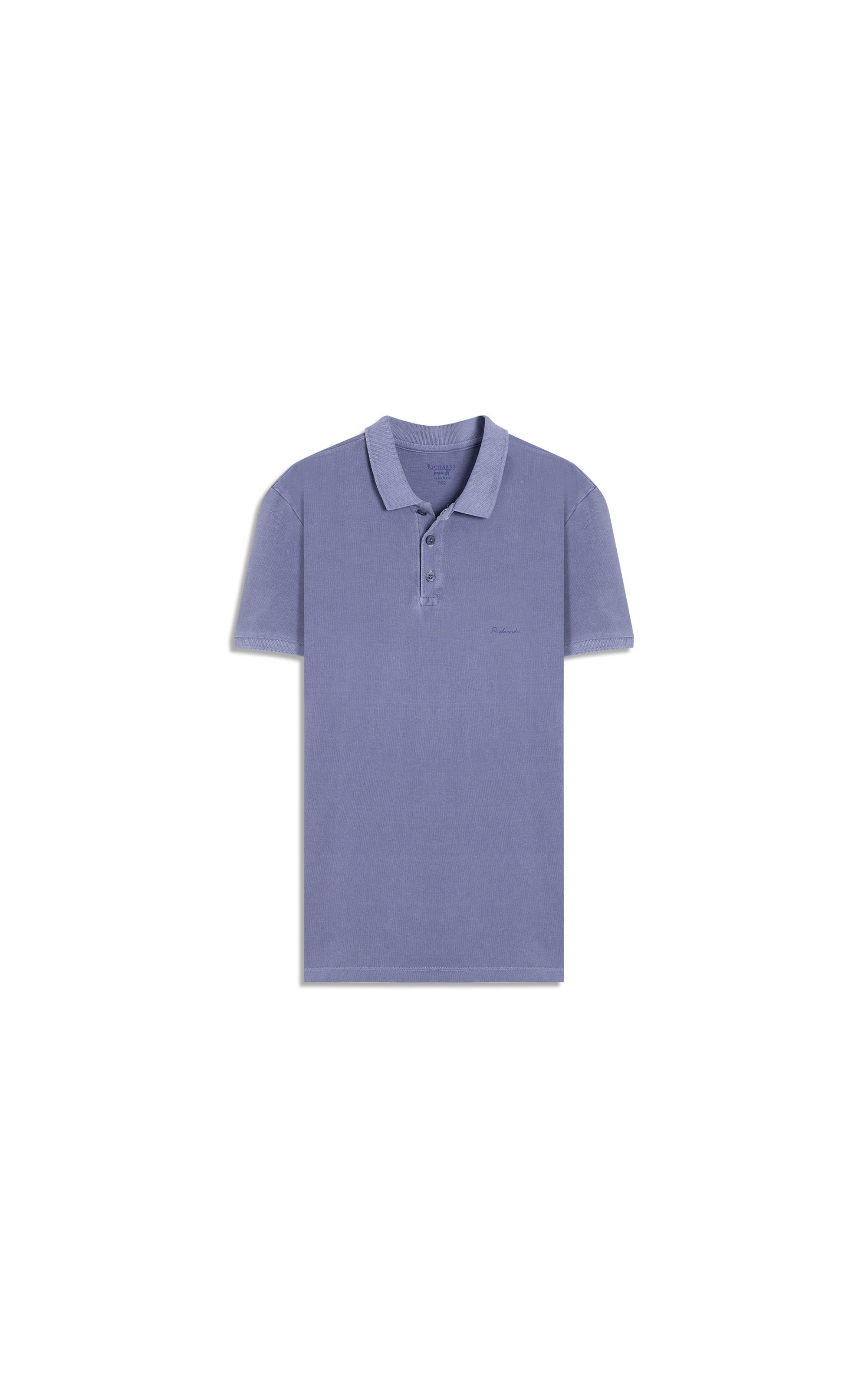 Polo Piquet Washed Misty