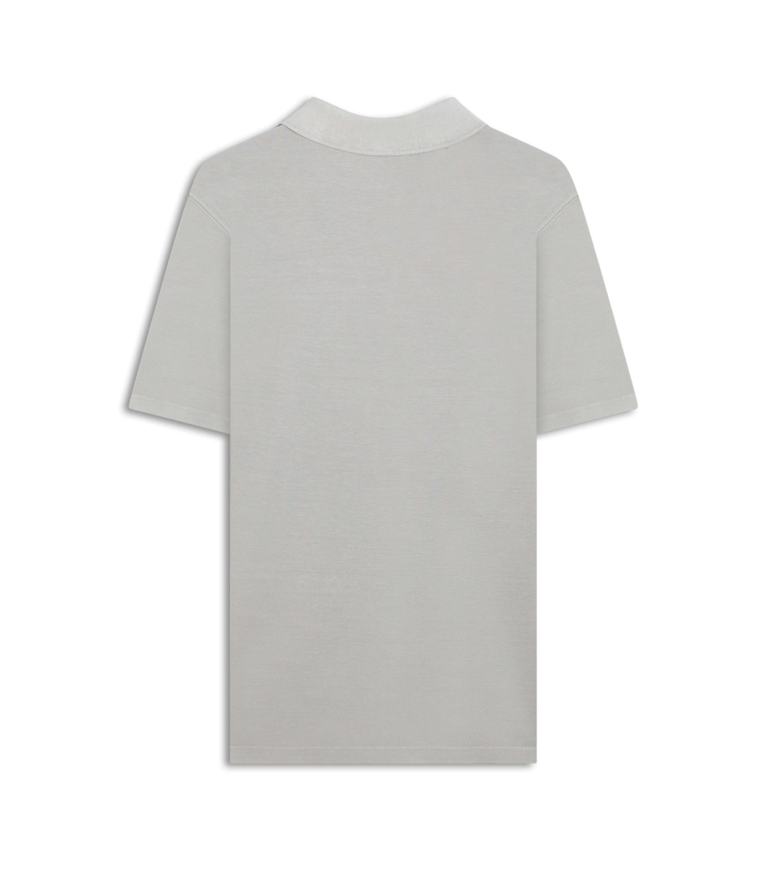 Polo Piquet Washed Prata