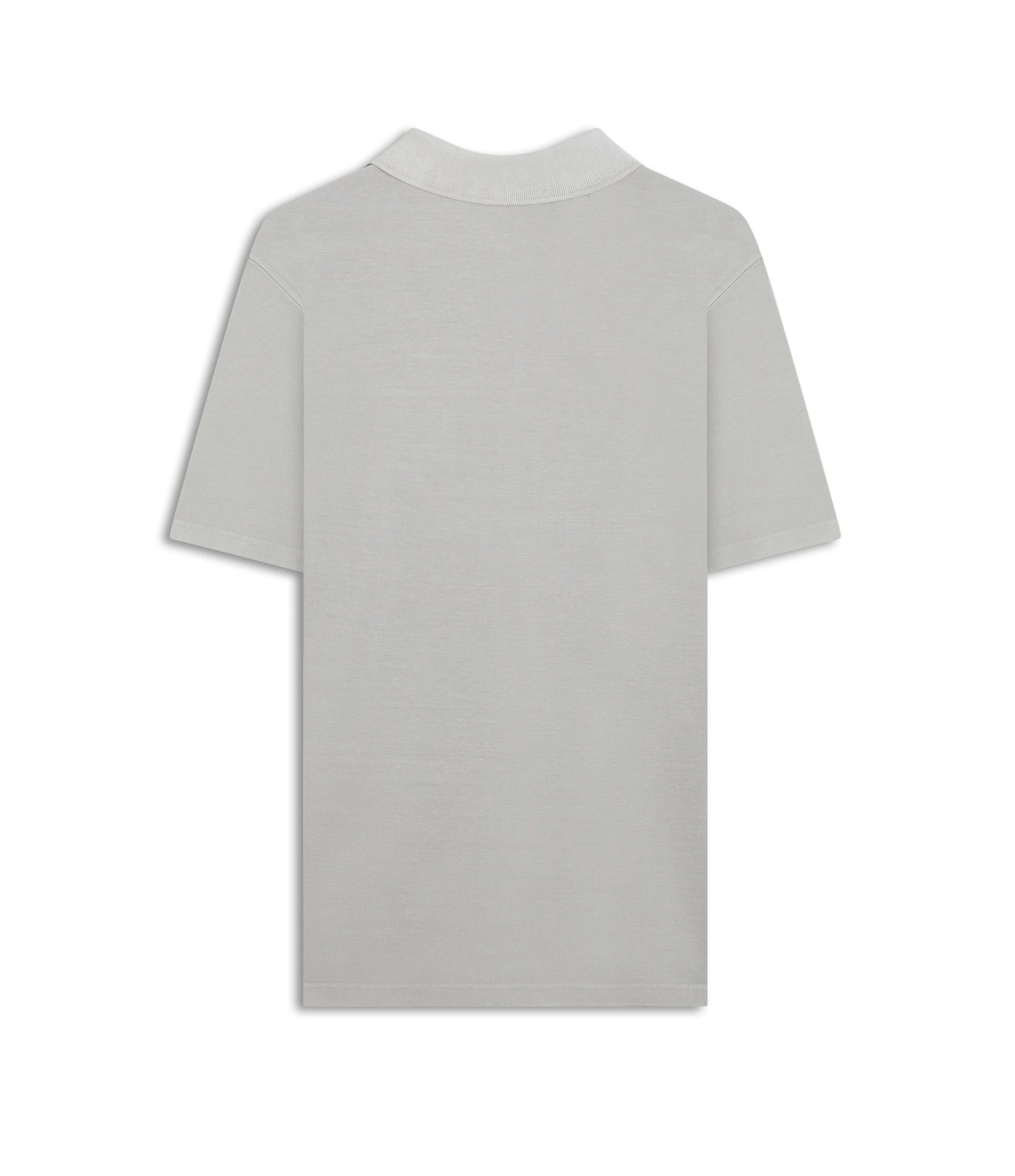 Polo Piquet Washed Prata