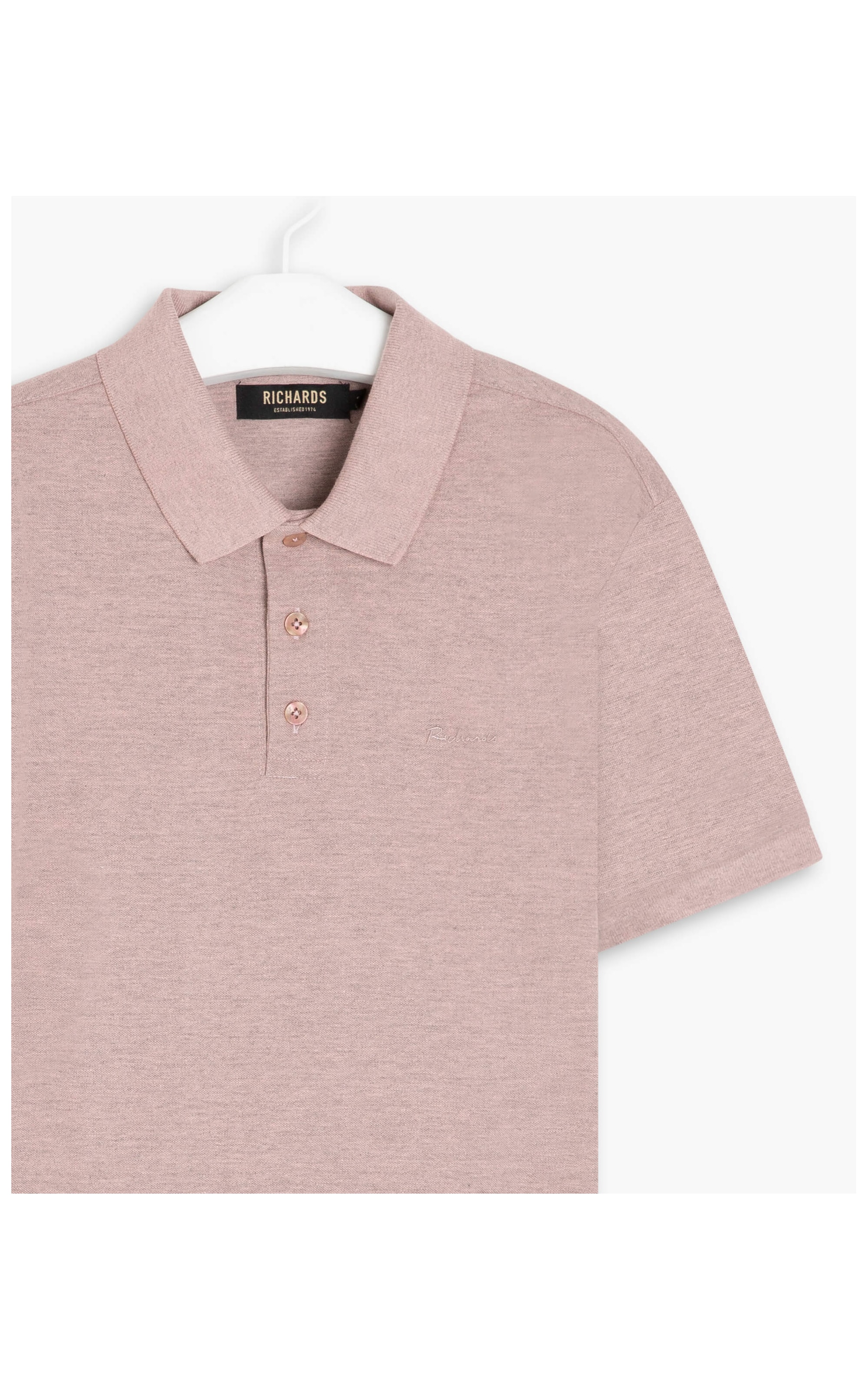Polo Piquetmescla Lisa Mc Blush