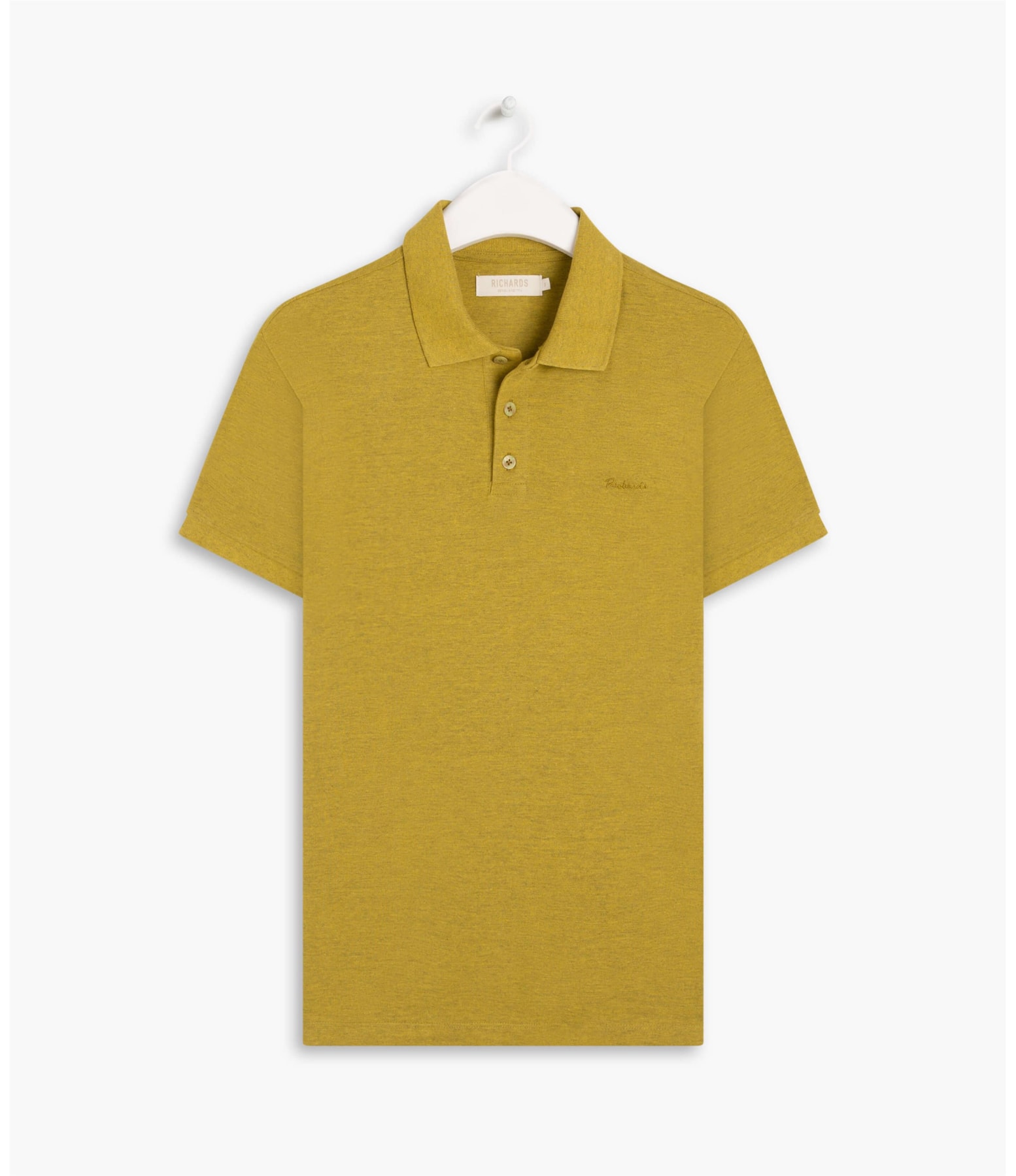 Polo Piquetmescla Lisa Mc Mostarda