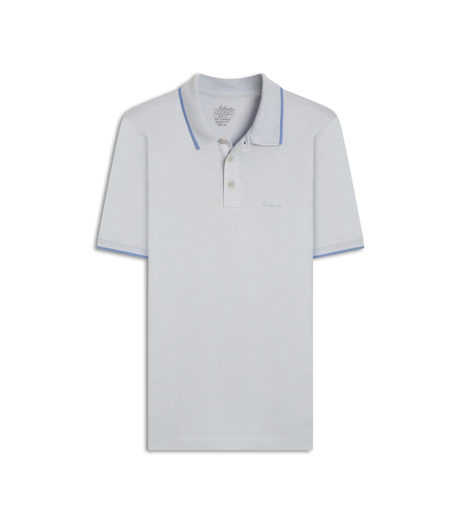 Polo Premium Modal Bf Azul Claro