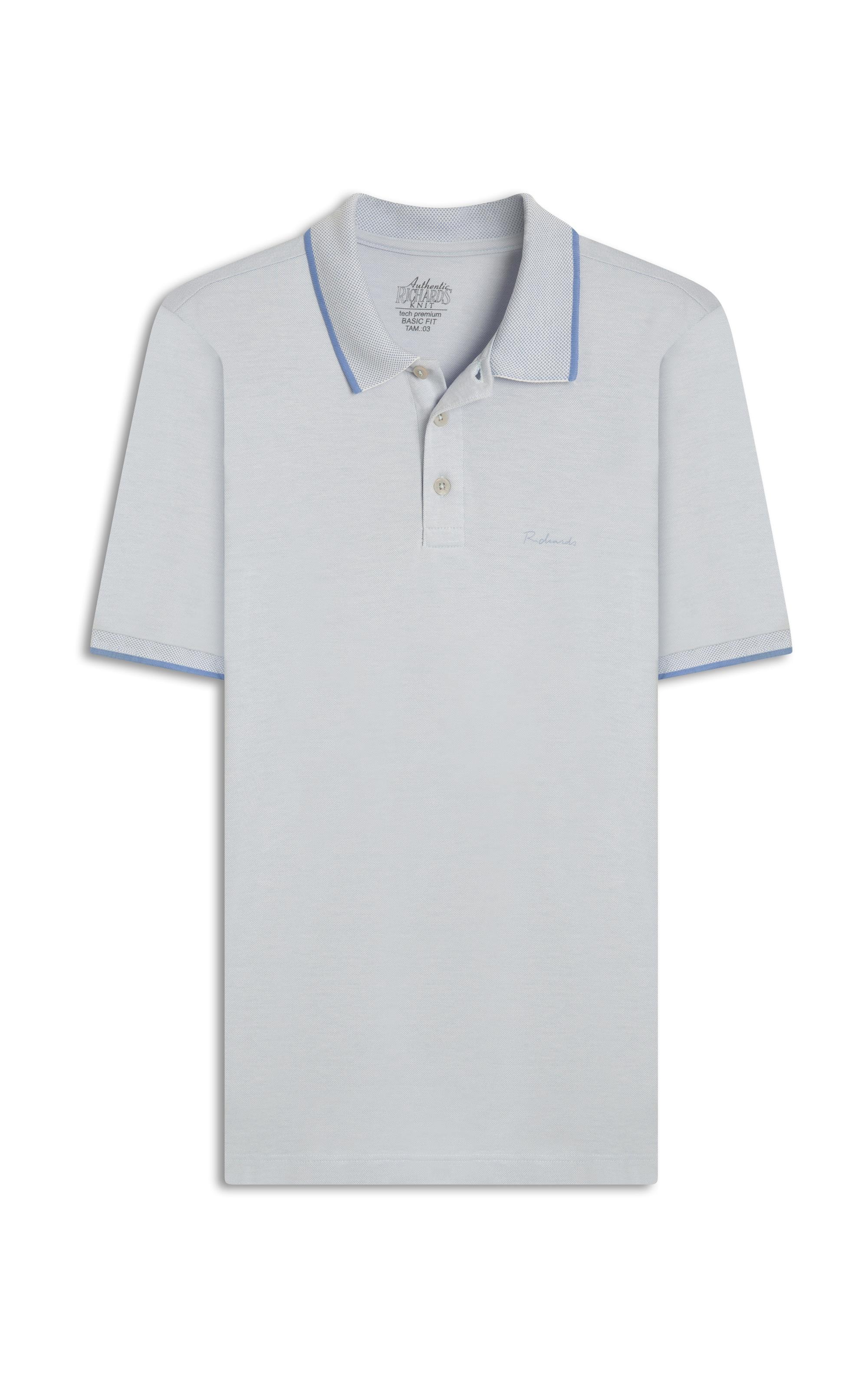 Polo Premium Modal Bf Azul Claro