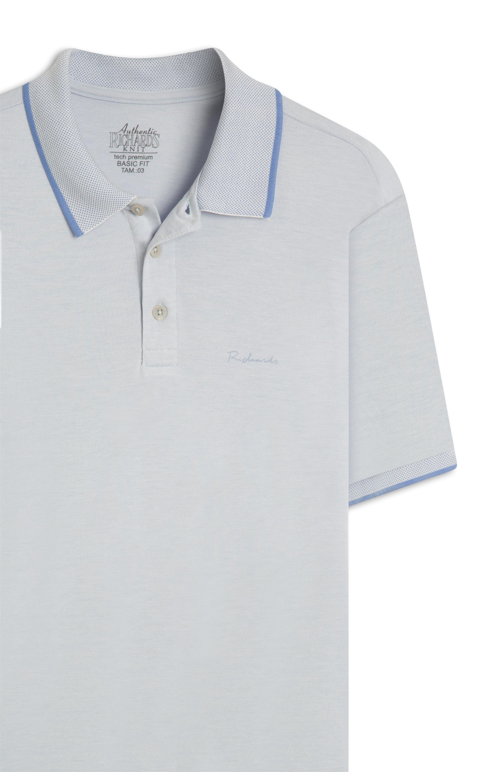 Polo Premium Modal Bf Azul Claro