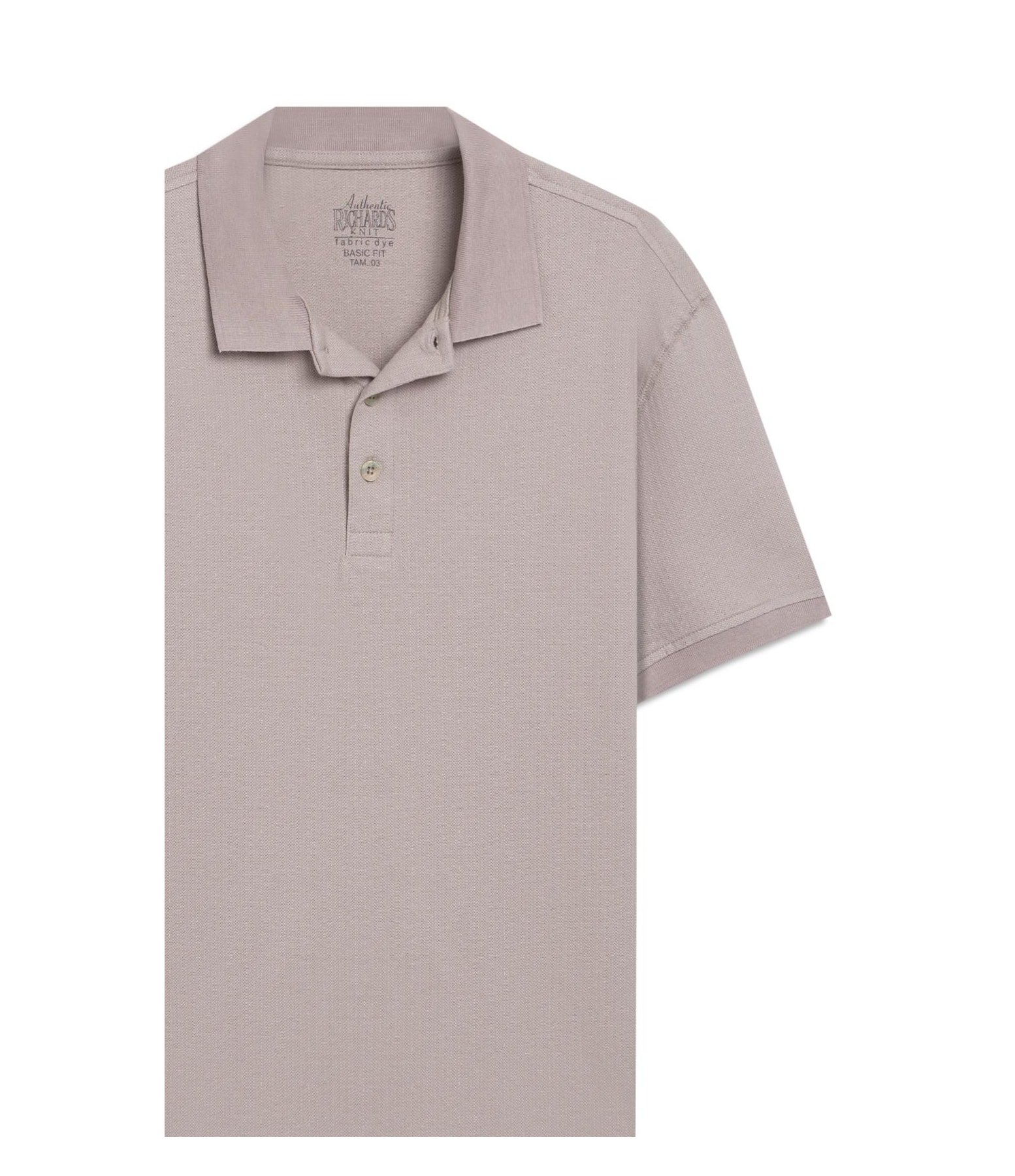 Polo Raio de Sol Cinza Claro