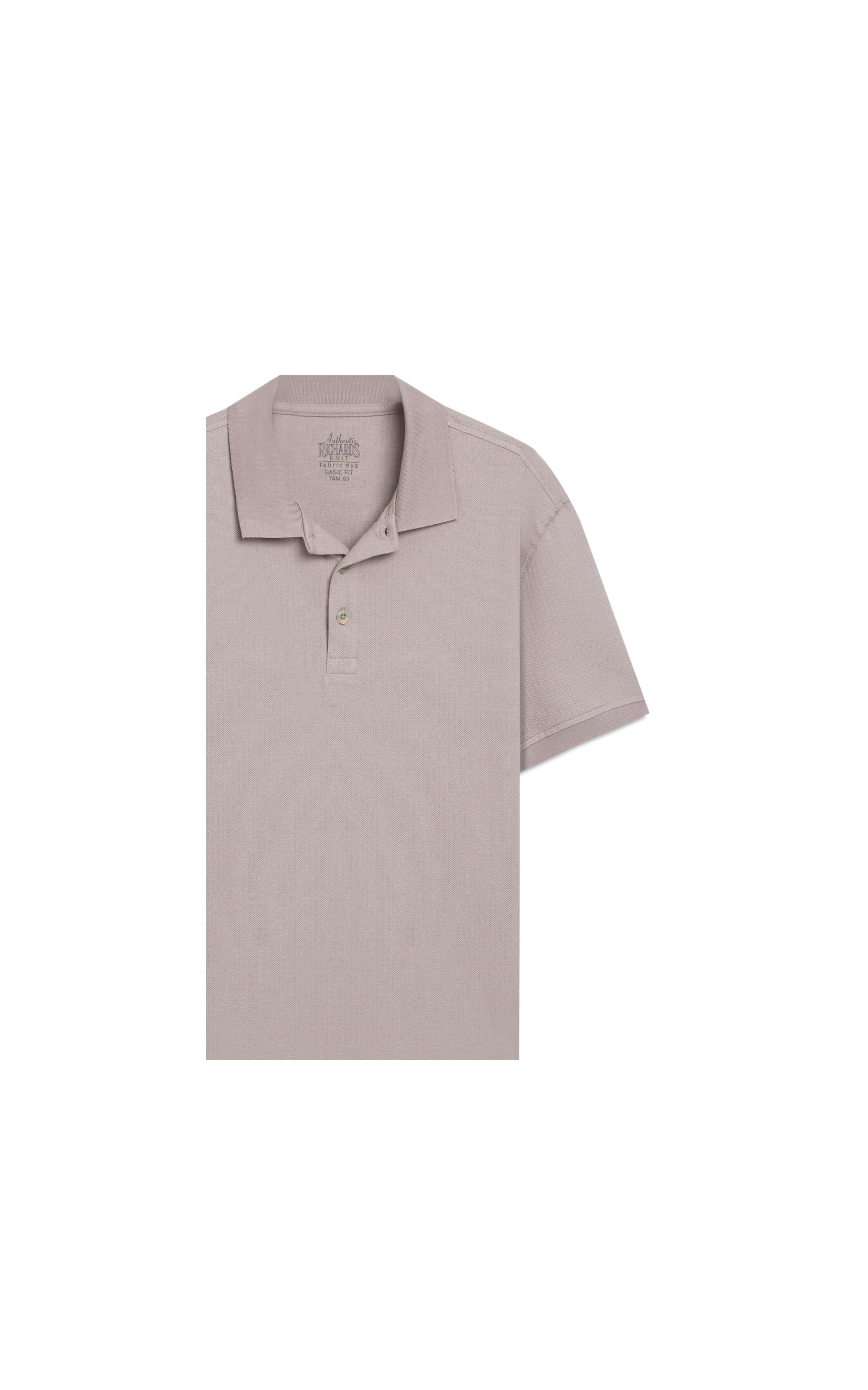 Polo Raio de Sol Cinza Claro