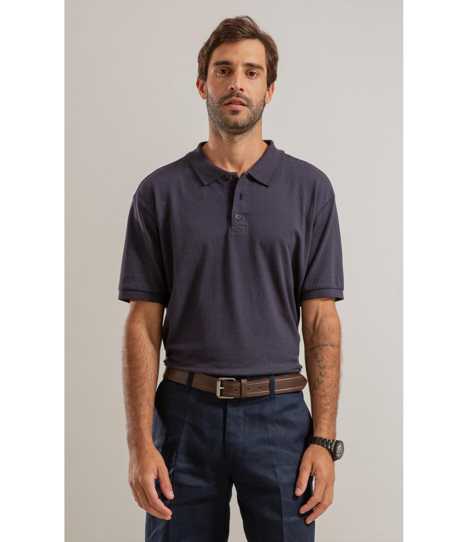 Polo Raio de Sol Mc Bf Marinho